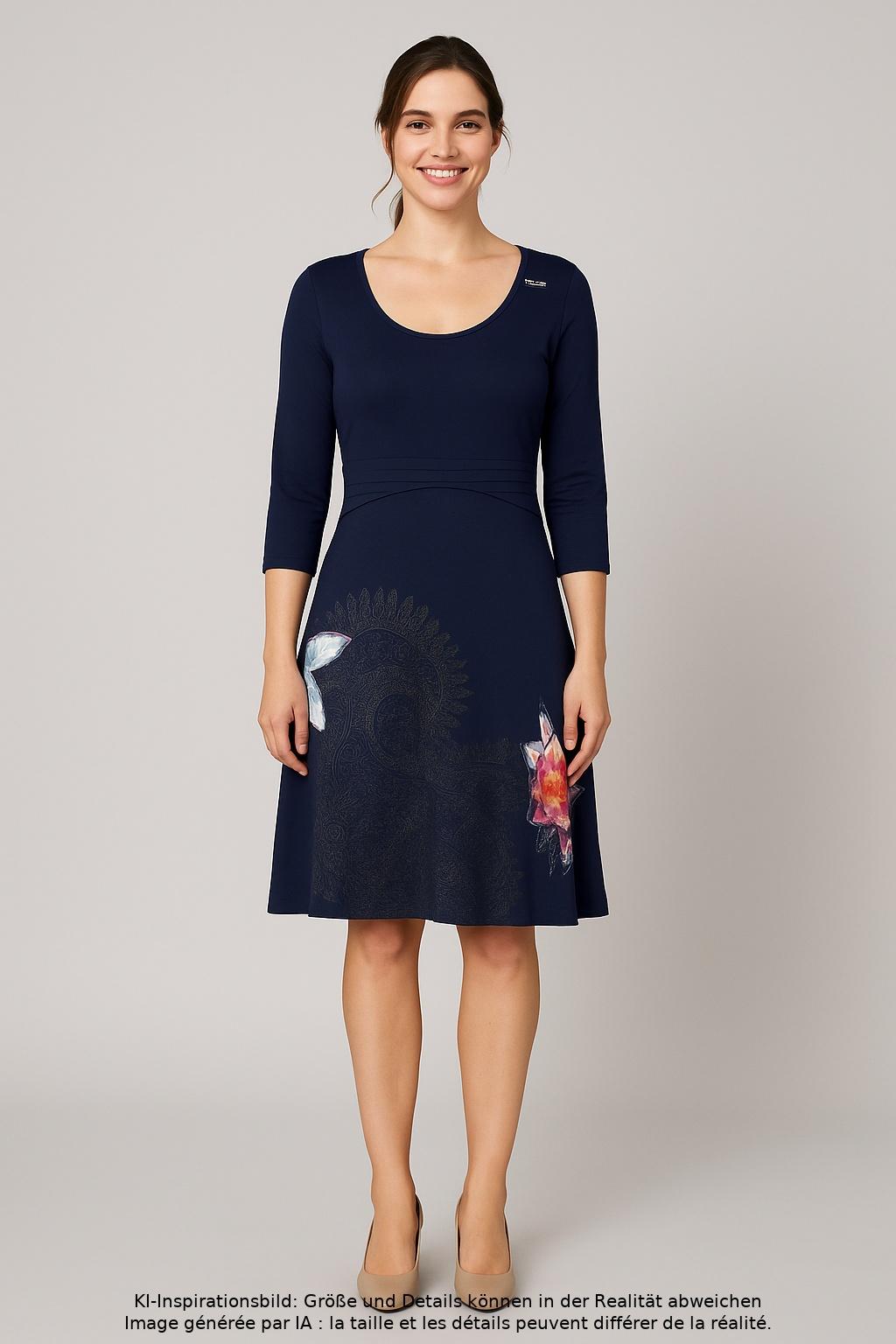 

Desigual Damen Kleid, marineblau, Gr. 42