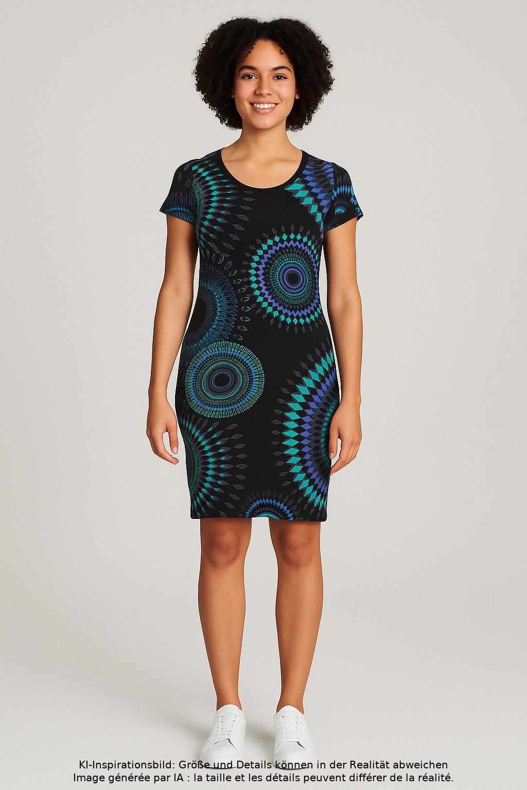

Desigual Damen Kleid, mehrfarbig, Gr. 34