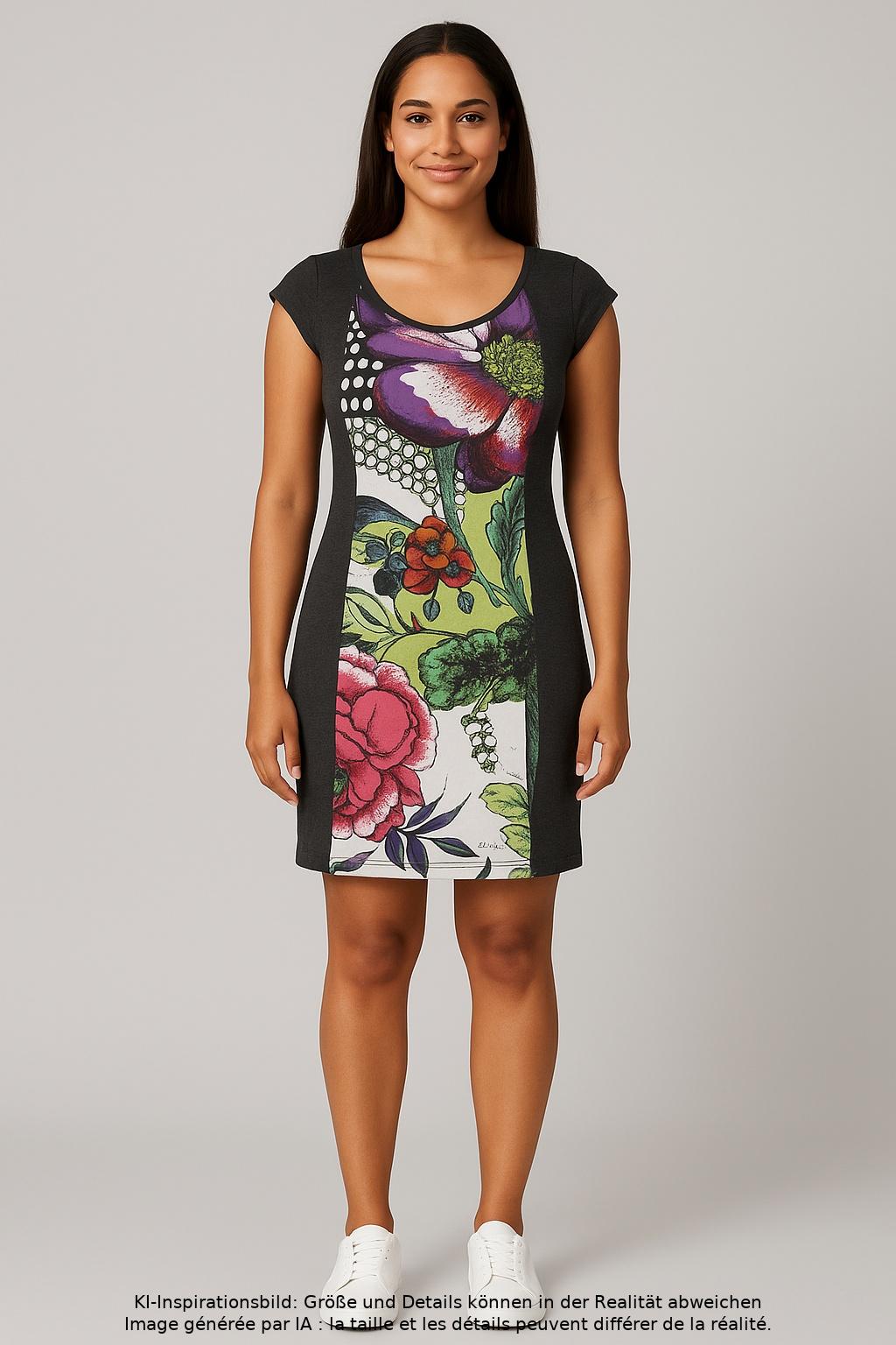 

Desigual Damen Kleid, mehrfarbig, Gr. 38