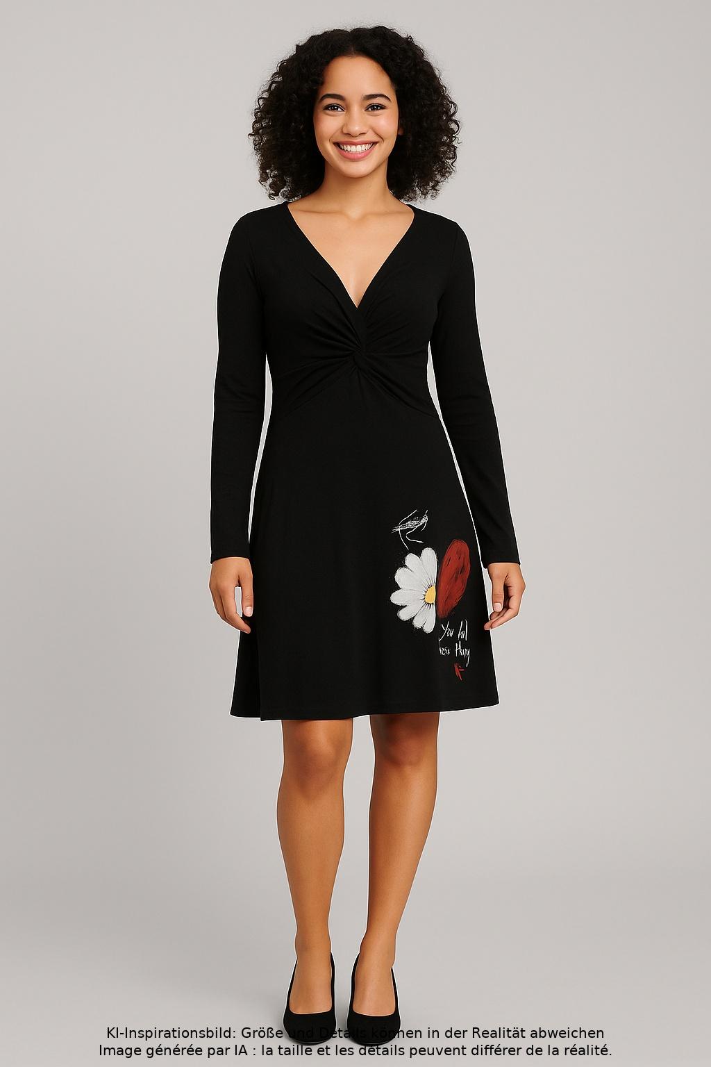 

Desigual Damen Kleid, schwarz, Gr. 36