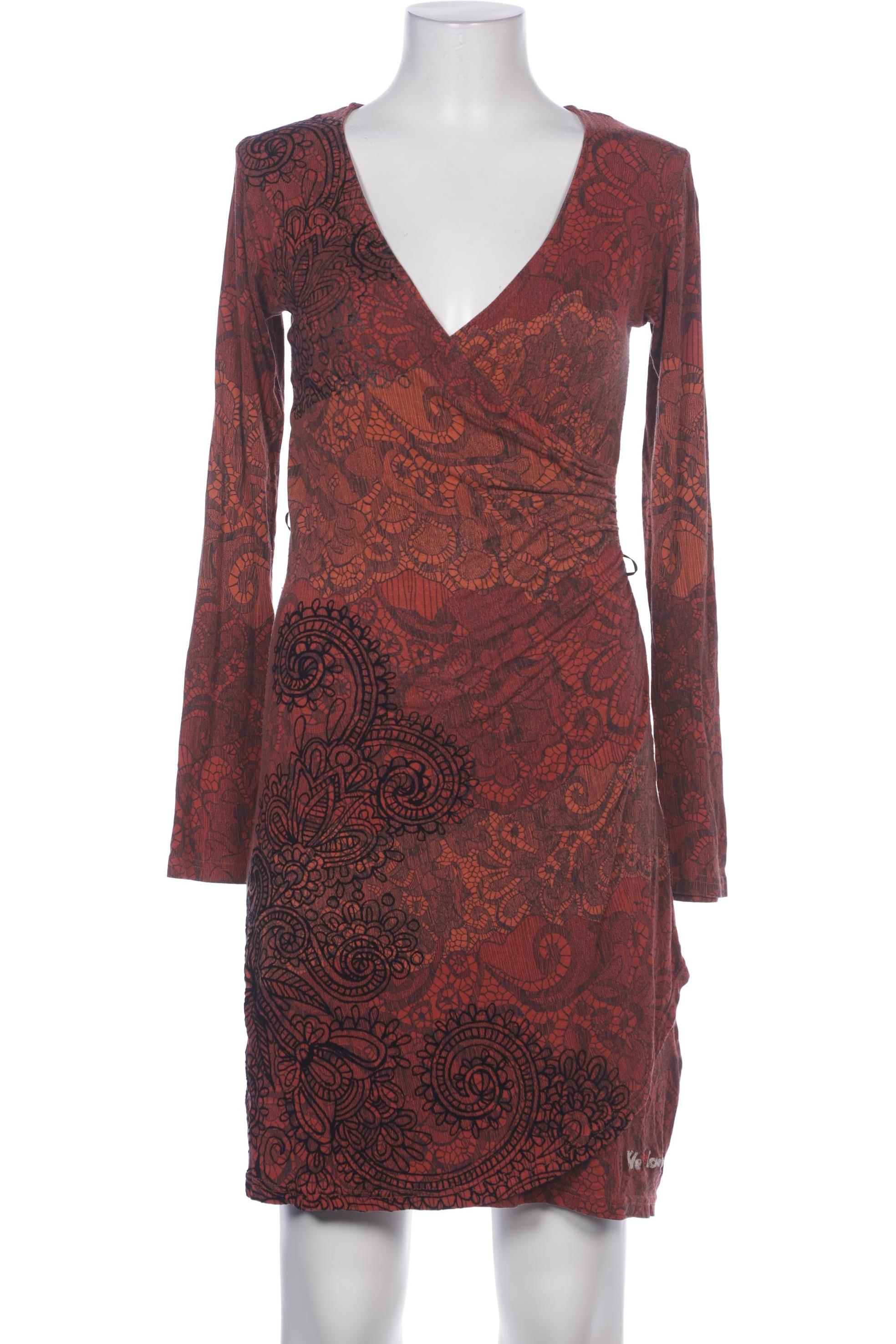 

Desigual Damen Kleid, orange, Gr. 38