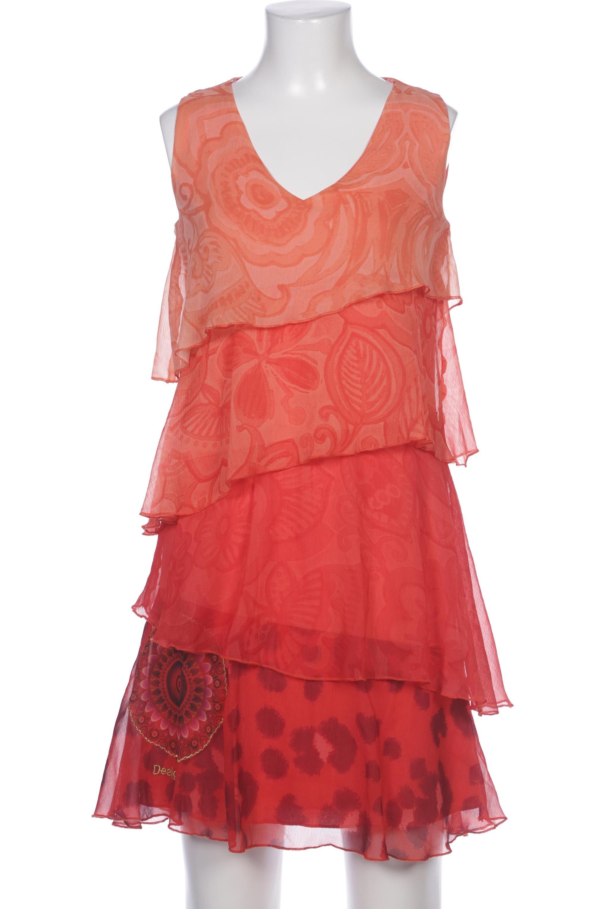 

Desigual Damen Kleid, orange, Gr. 38
