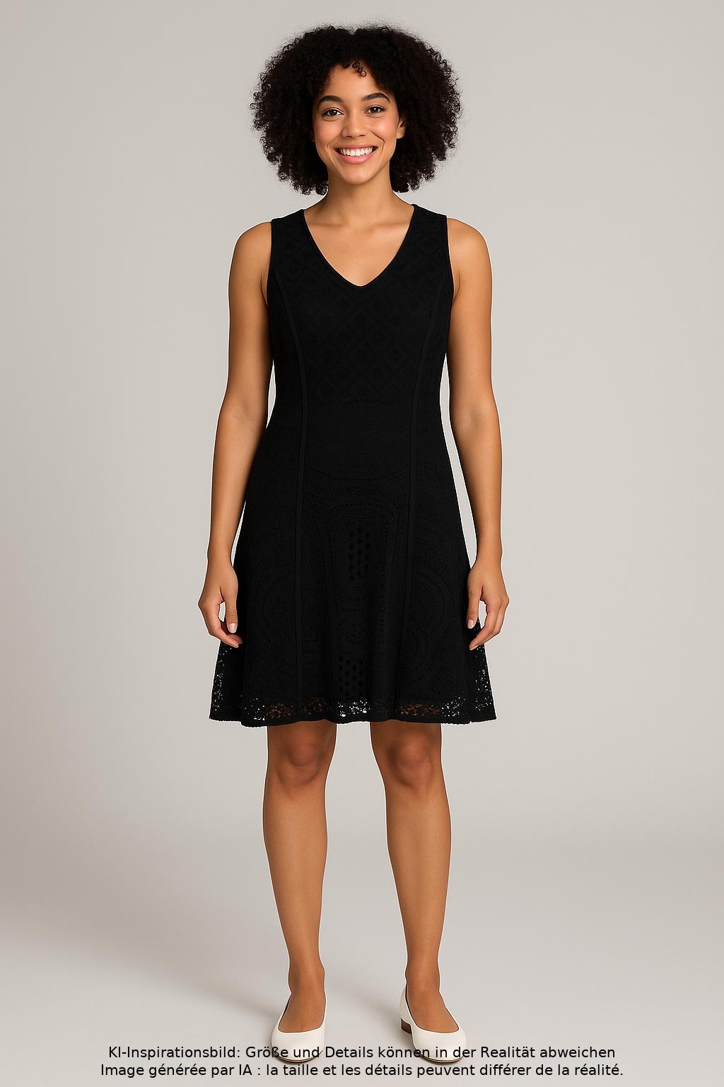 

Desigual Damen Kleid, schwarz, Gr. 42