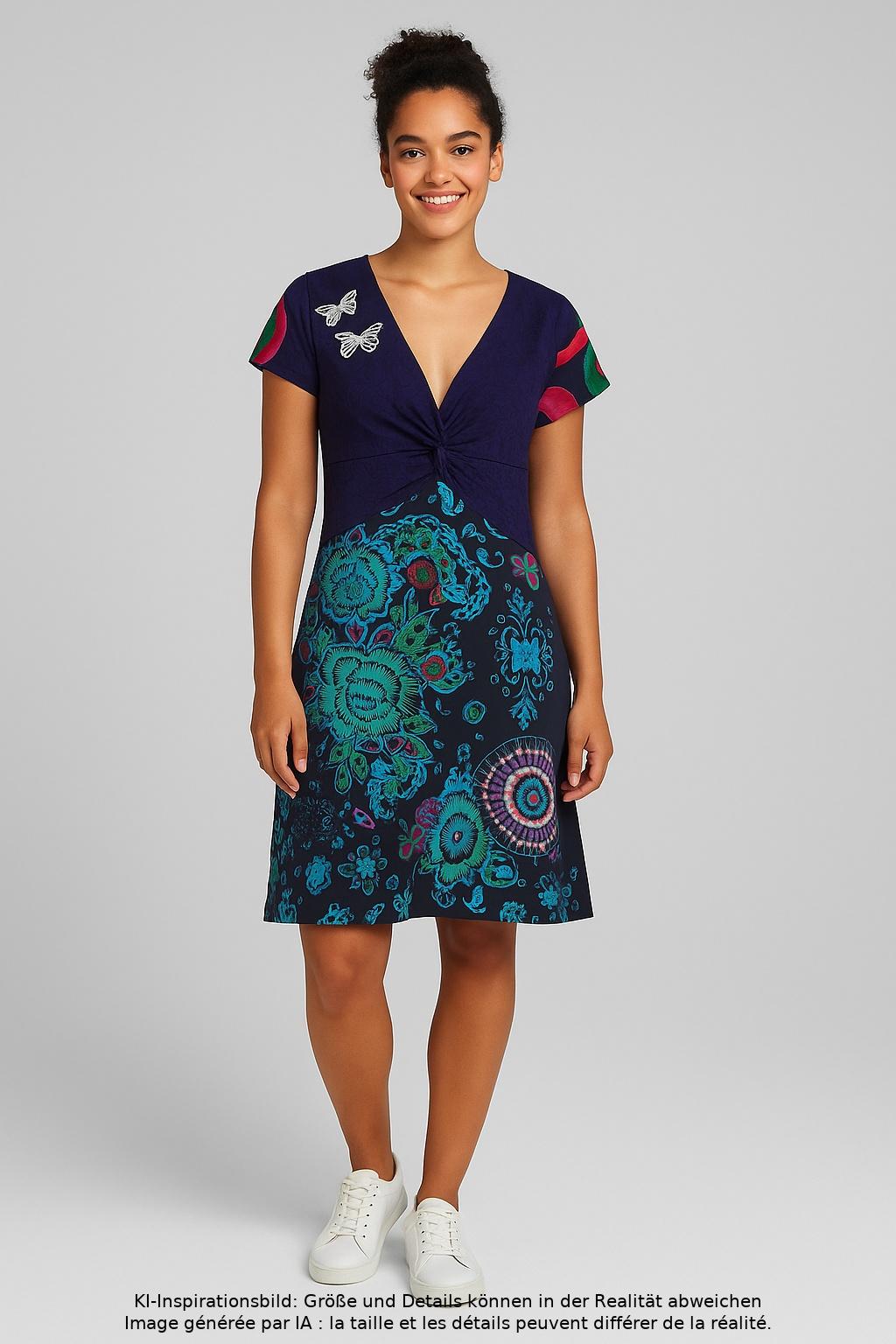 

Desigual Damen Kleid, mehrfarbig, Gr. 38