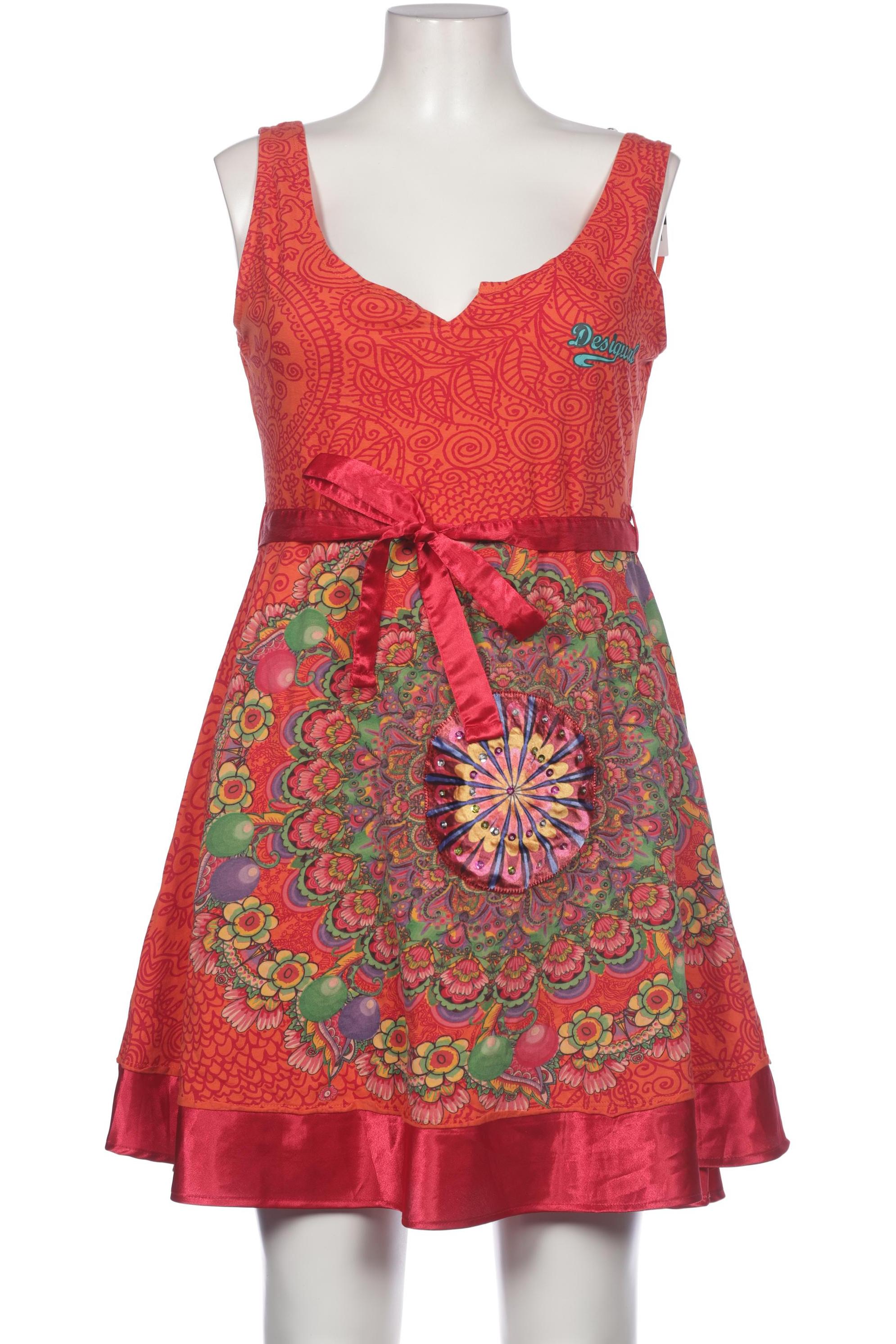 

Desigual Damen Kleid, orange, Gr. 44