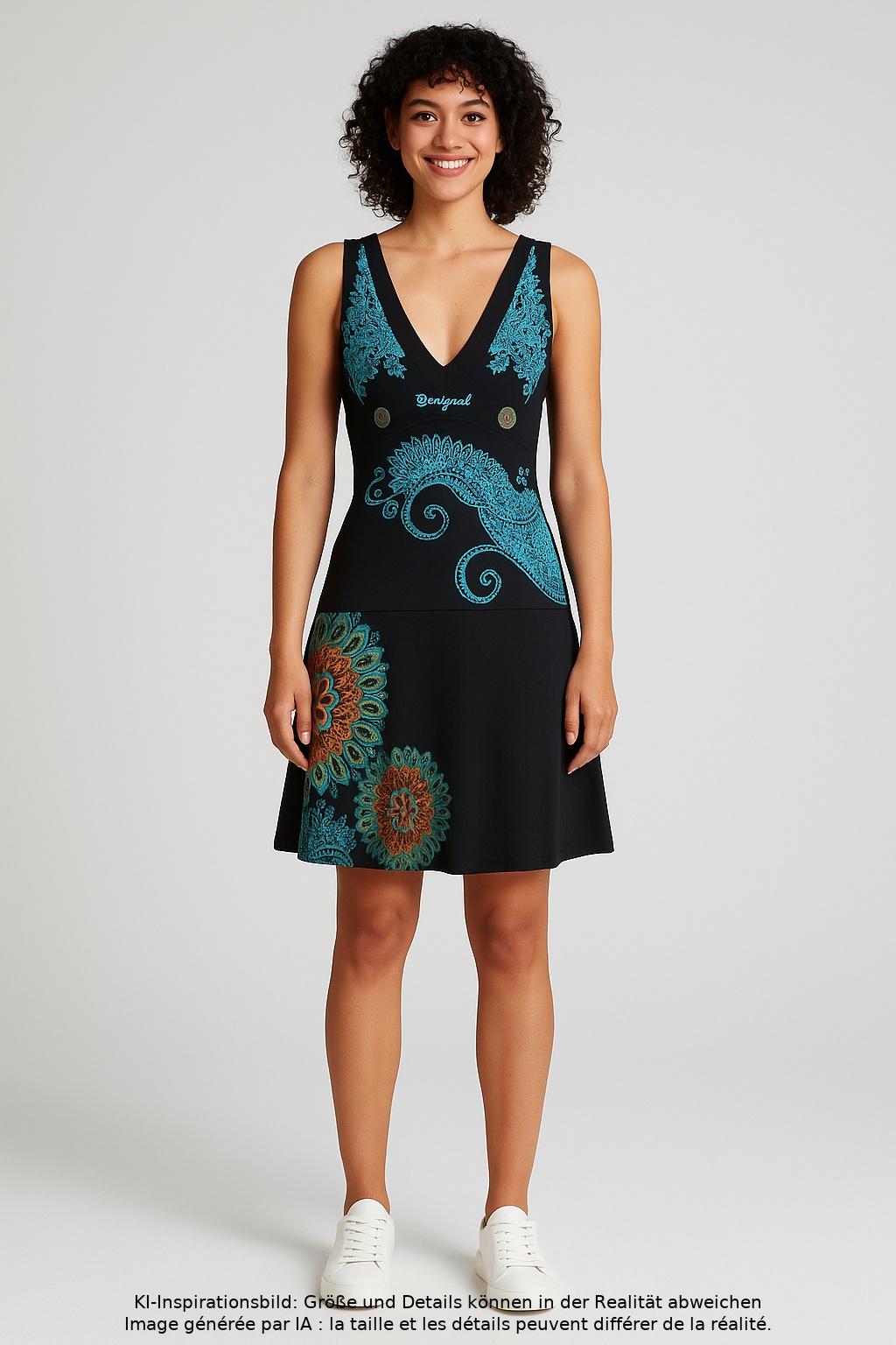 

Desigual Damen Kleid, marineblau, Gr. 44