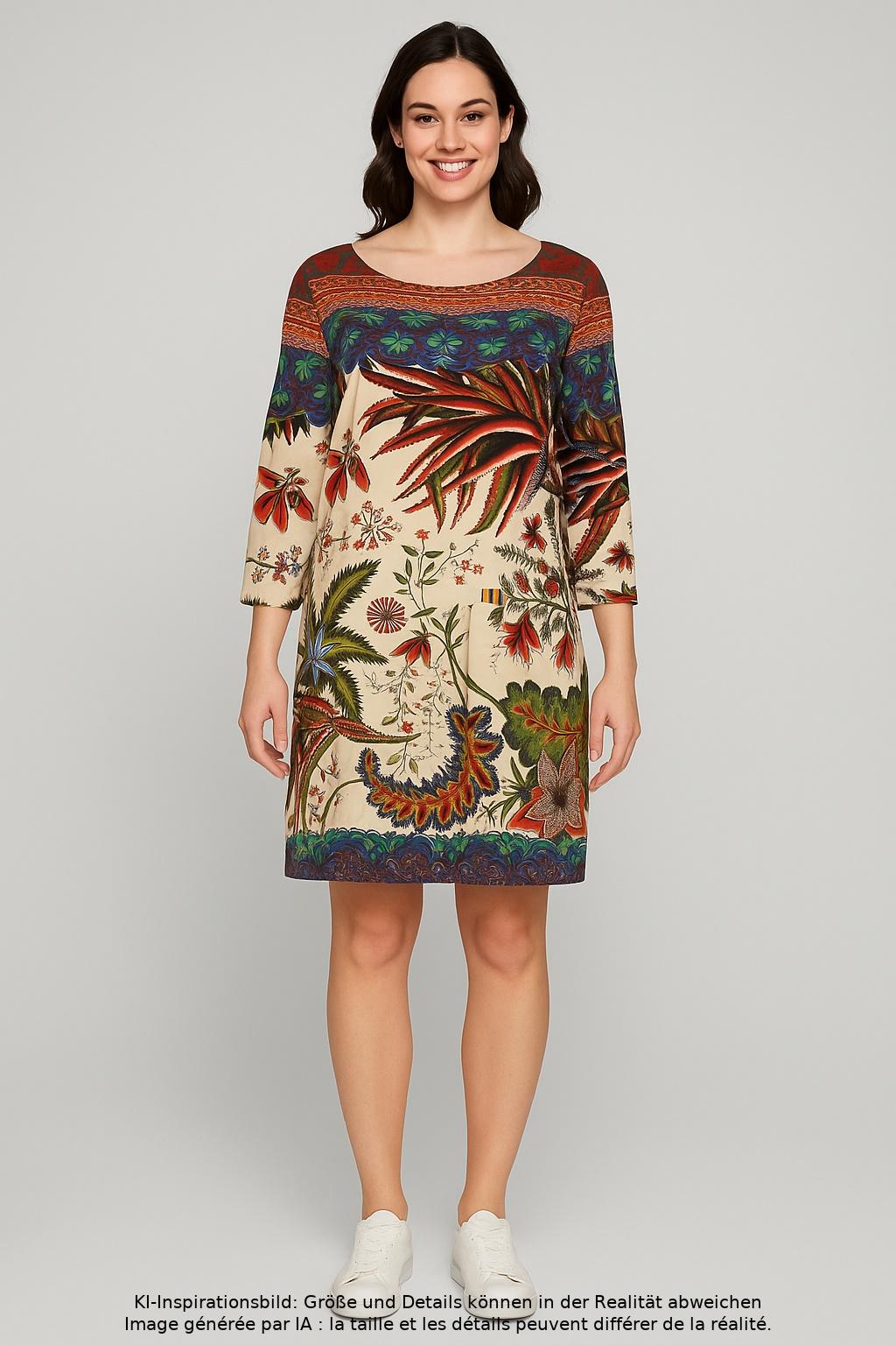 

Desigual Damen Kleid, mehrfarbig, Gr. 38