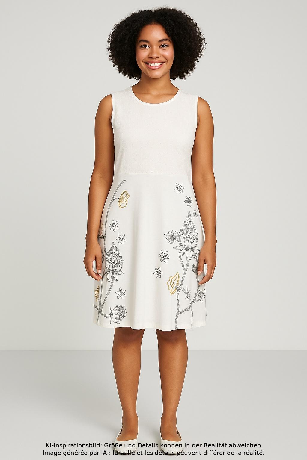 

Desigual Damen Kleid, weiß, Gr. 46