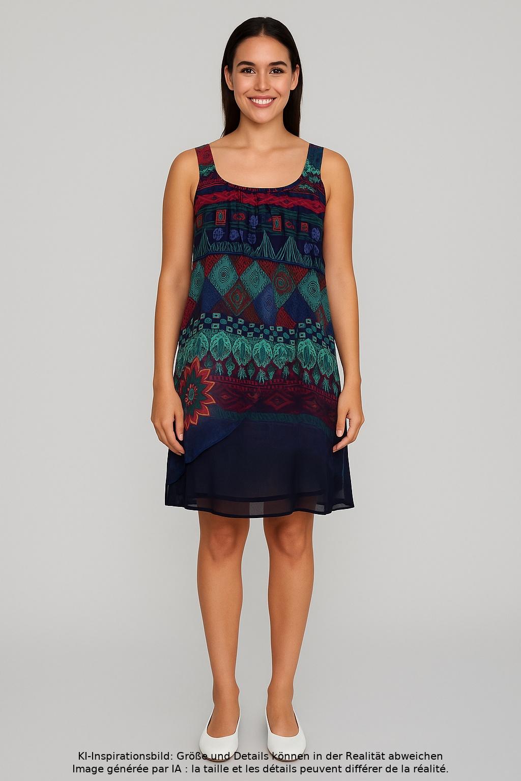 

Desigual Damen Kleid, mehrfarbig, Gr. 40