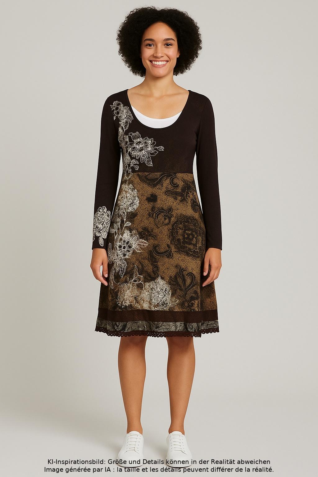 

Desigual Damen Kleid, braun, Gr. 38