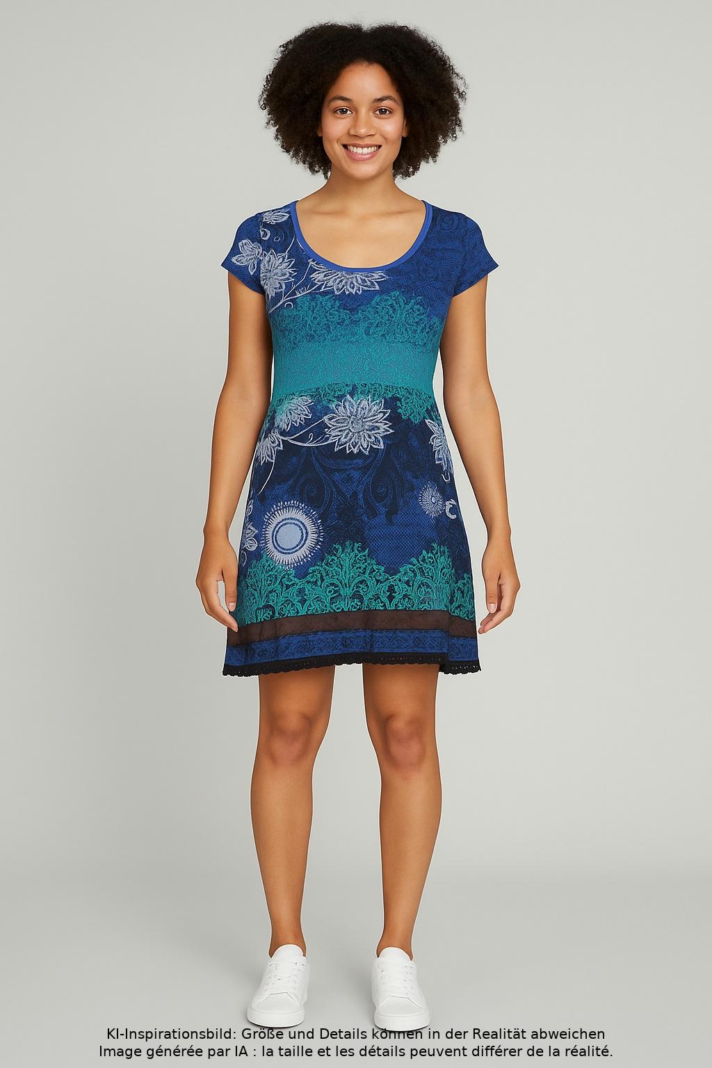 

Desigual Damen Kleid, mehrfarbig, Gr. 36