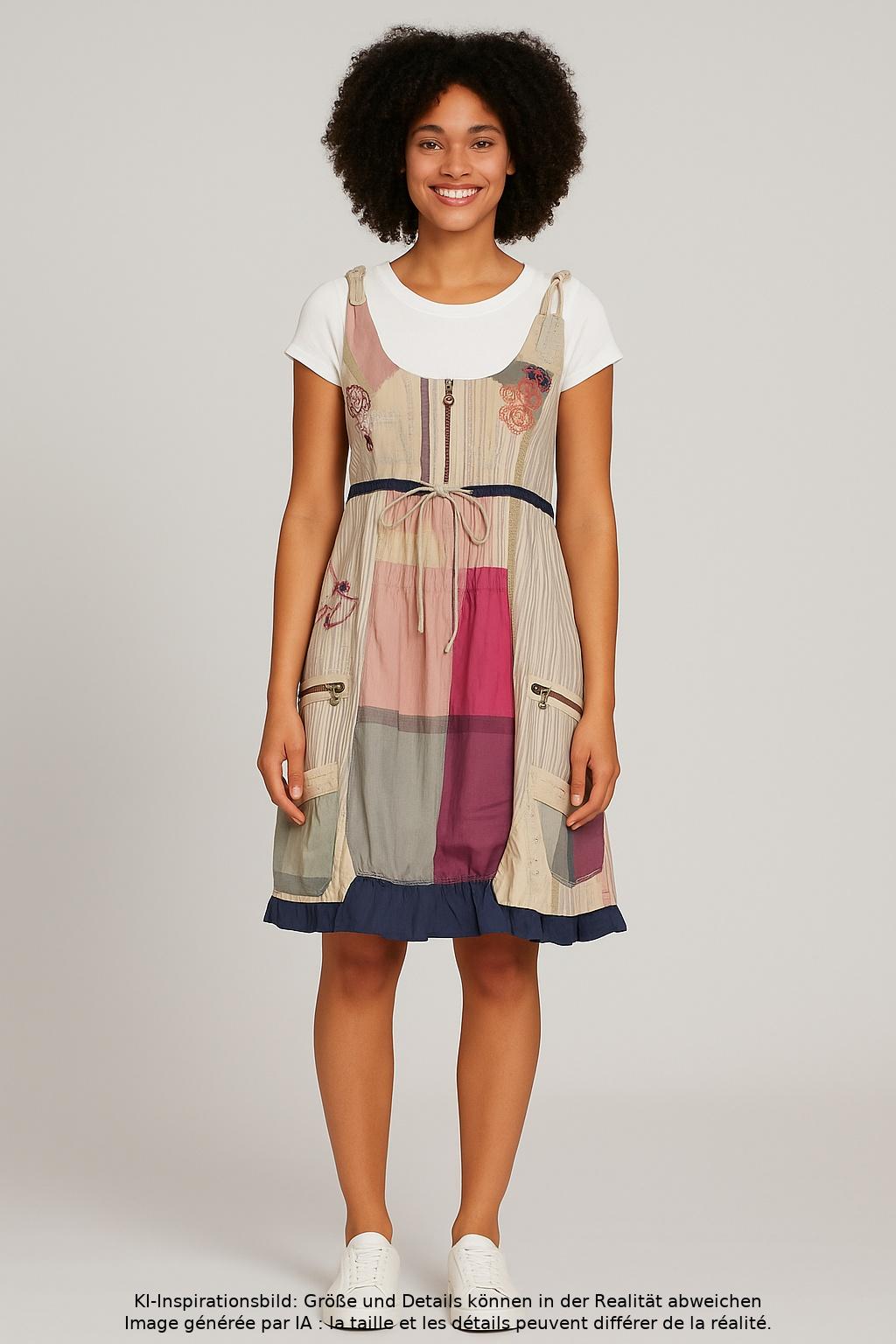 

Desigual Damen Kleid, mehrfarbig, Gr. 36