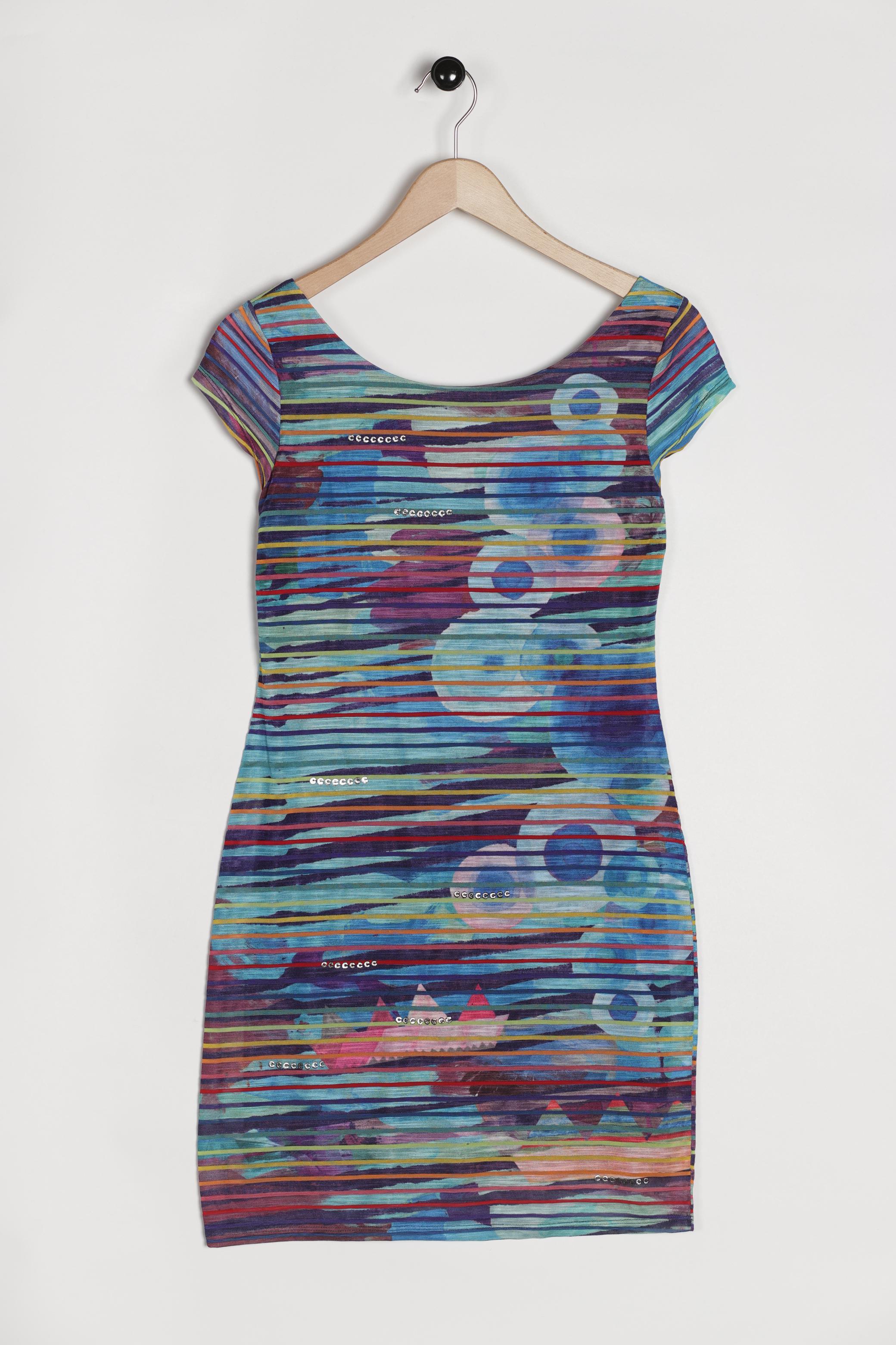 

Desigual Damen Kleid, mehrfarbig, Gr. 38