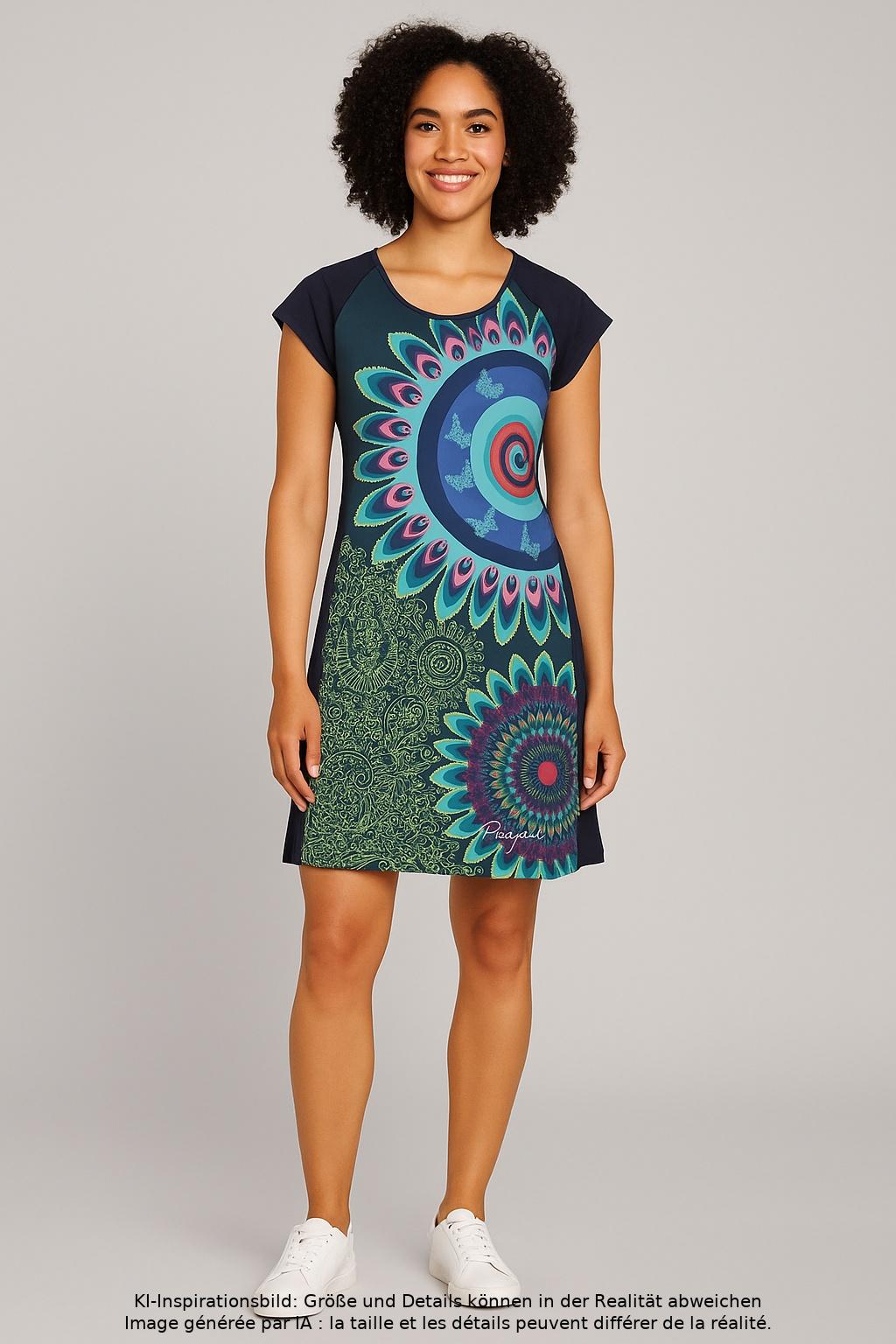 

Desigual Damen Kleid, mehrfarbig, Gr. 38