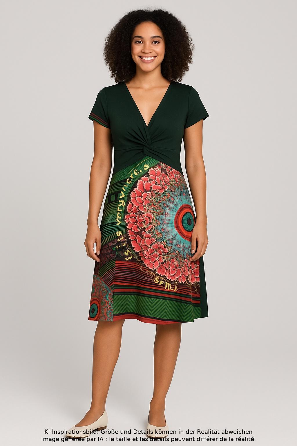 

Desigual Damen Kleid, grün, Gr. 38