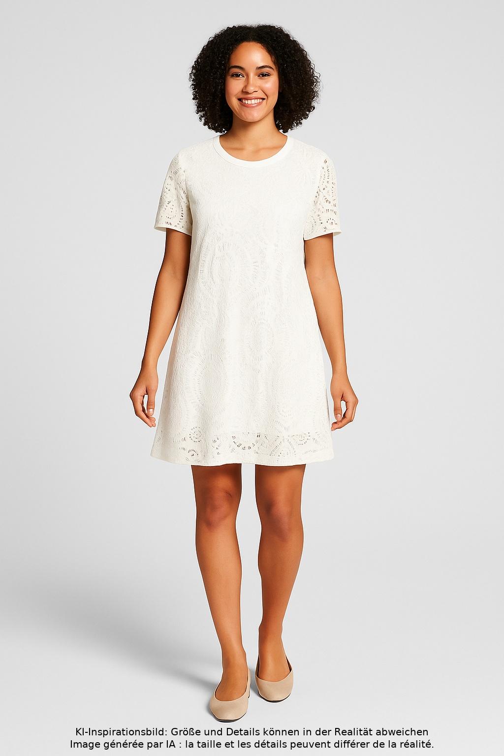 

Desigual Damen Kleid, weiß, Gr. 38