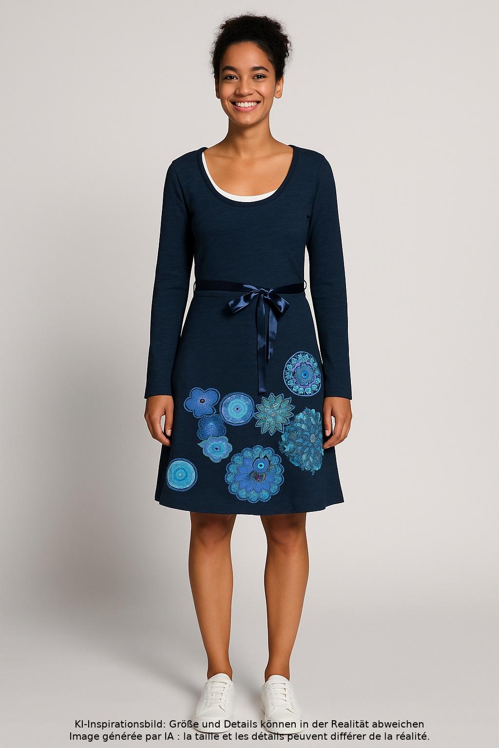 

Desigual Damen Kleid, marineblau, Gr. 36