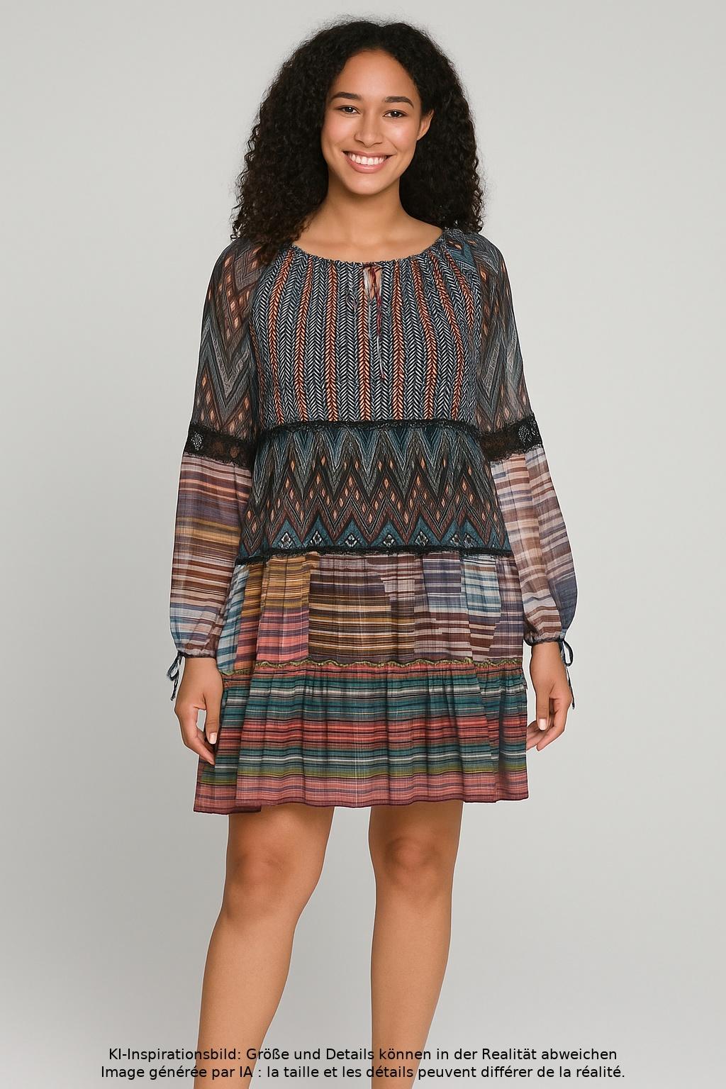 

Desigual Damen Kleid, mehrfarbig, Gr. 44