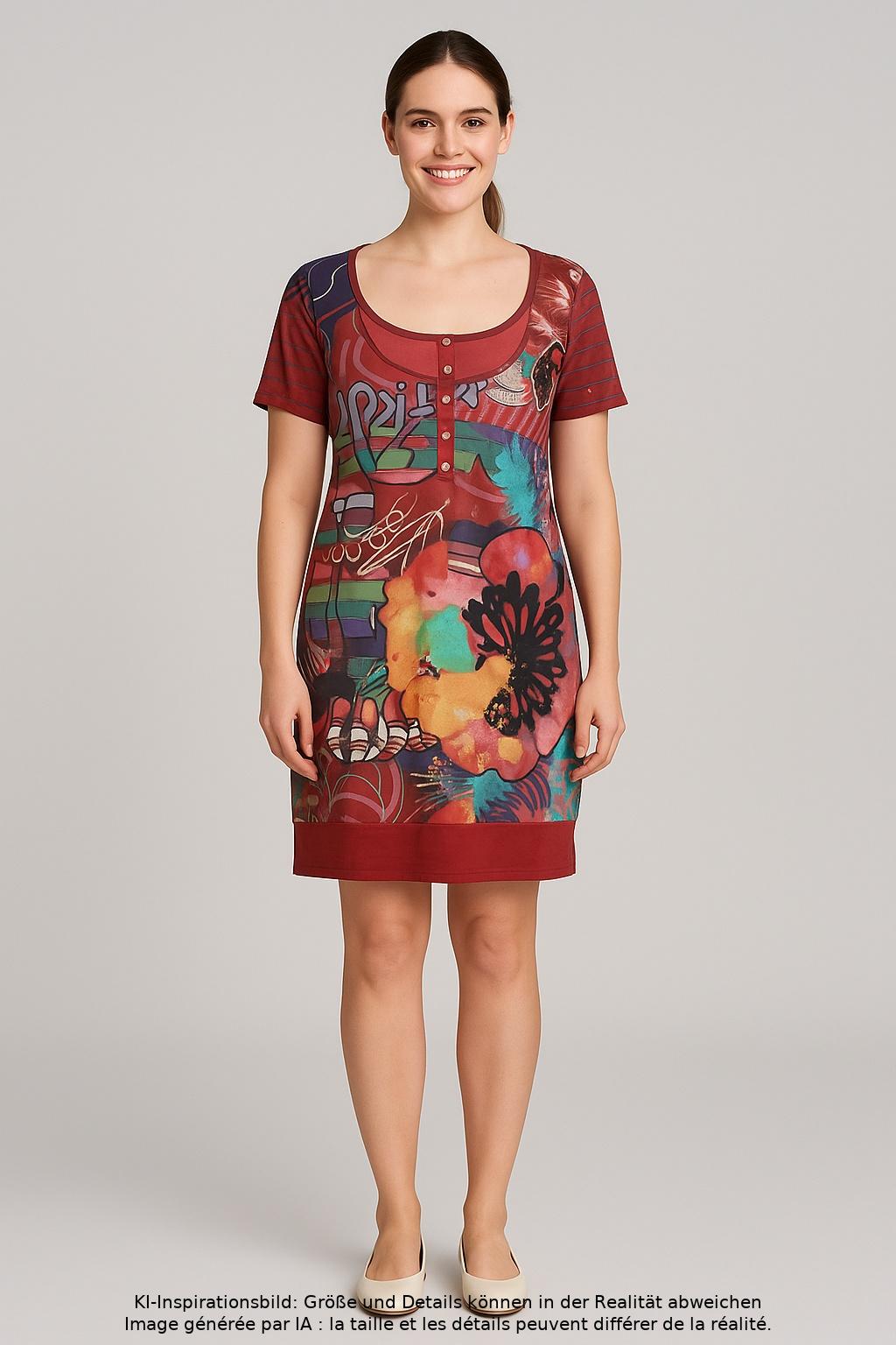 

Desigual Damen Kleid, rot, Gr. 42