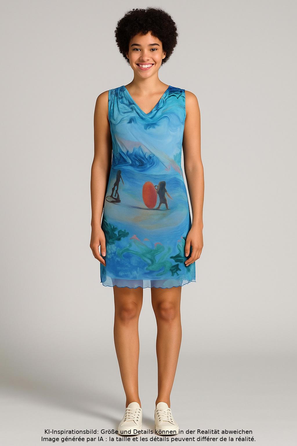 

Desigual Damen Kleid, hellblau, Gr. 42