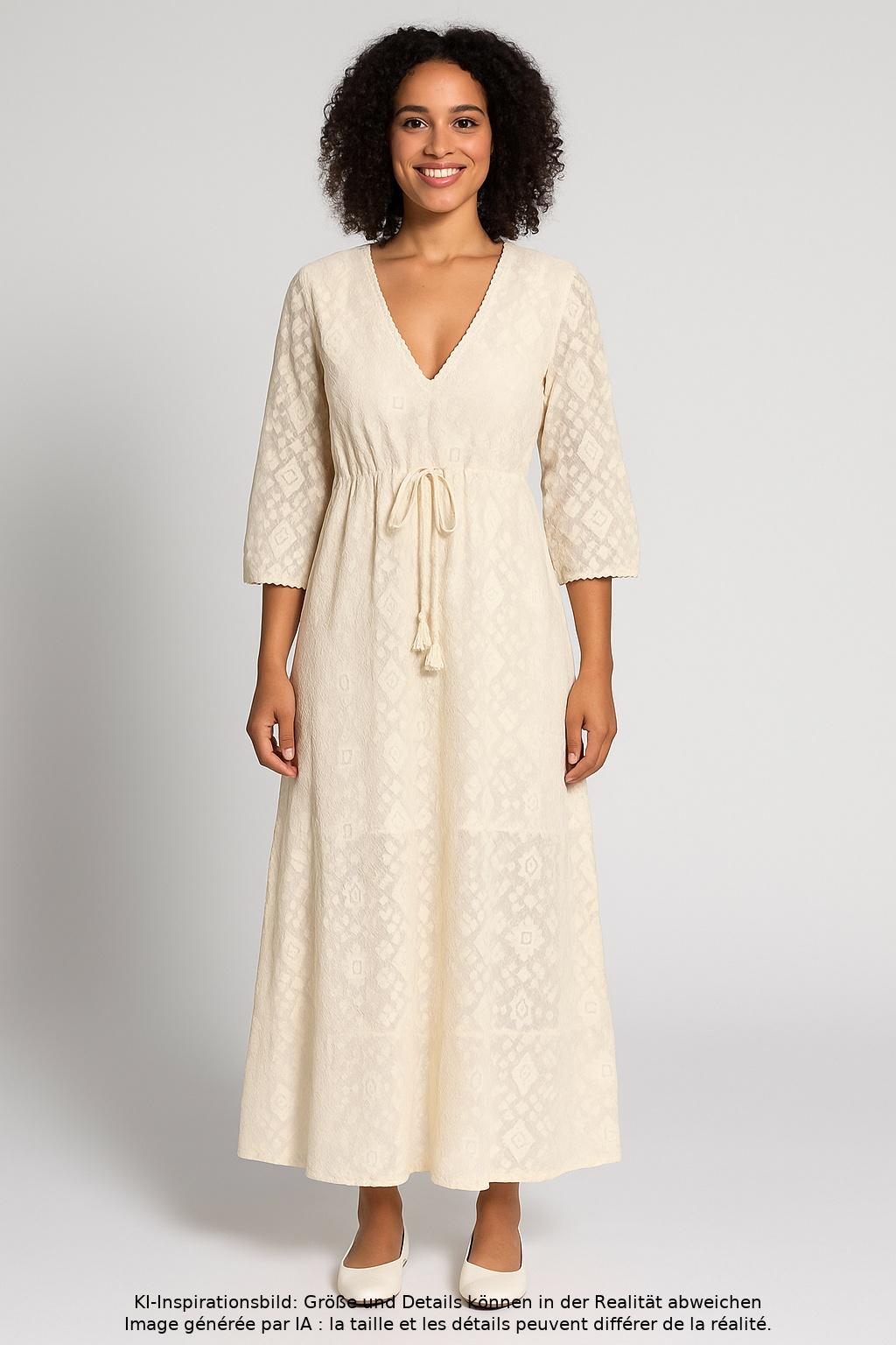 

Desigual Damen Kleid, cremeweiß, Gr. 38