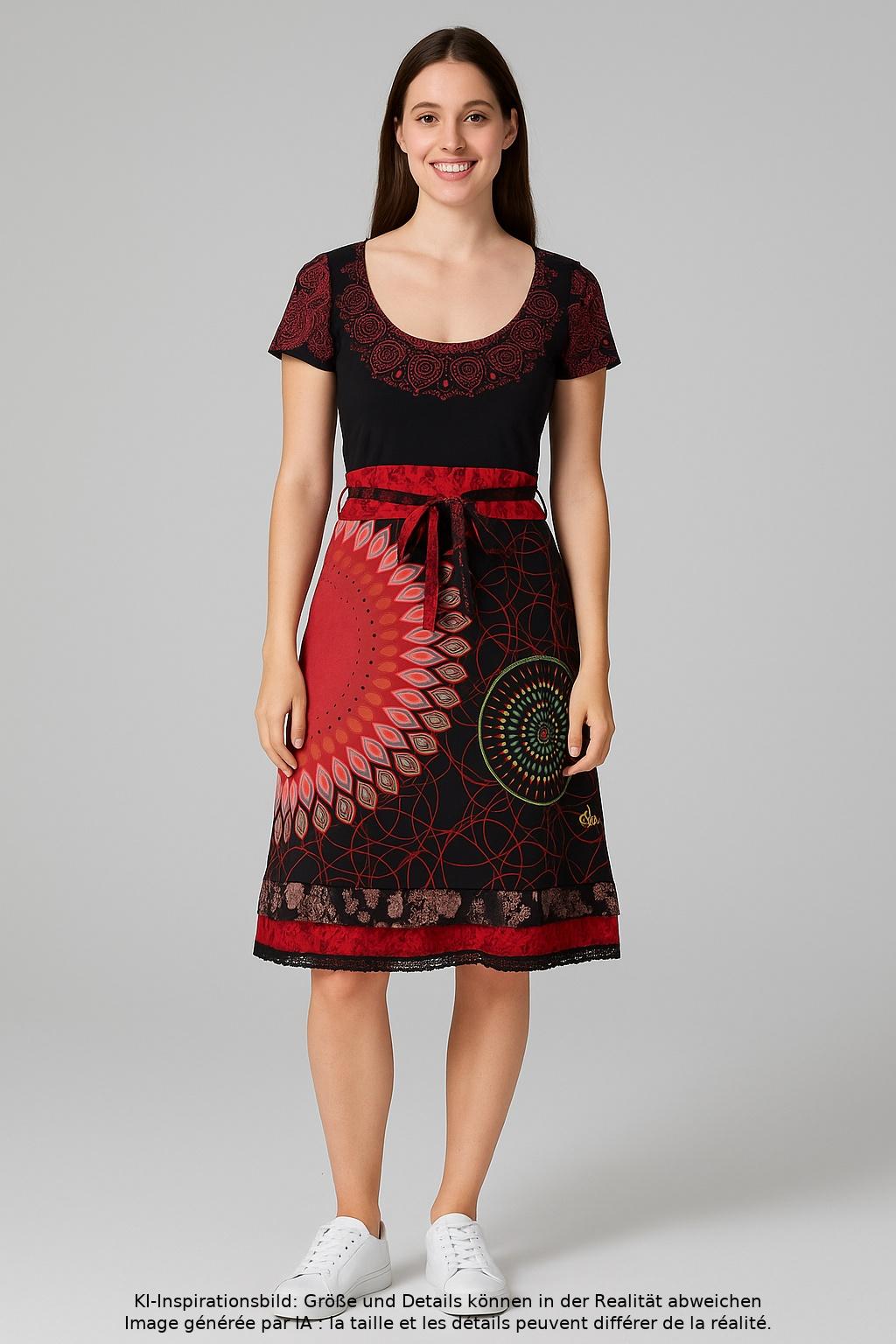

Desigual Damen Kleid, mehrfarbig, Gr. 36
