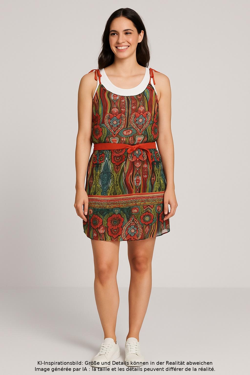 

Desigual Damen Kleid, mehrfarbig, Gr. 42