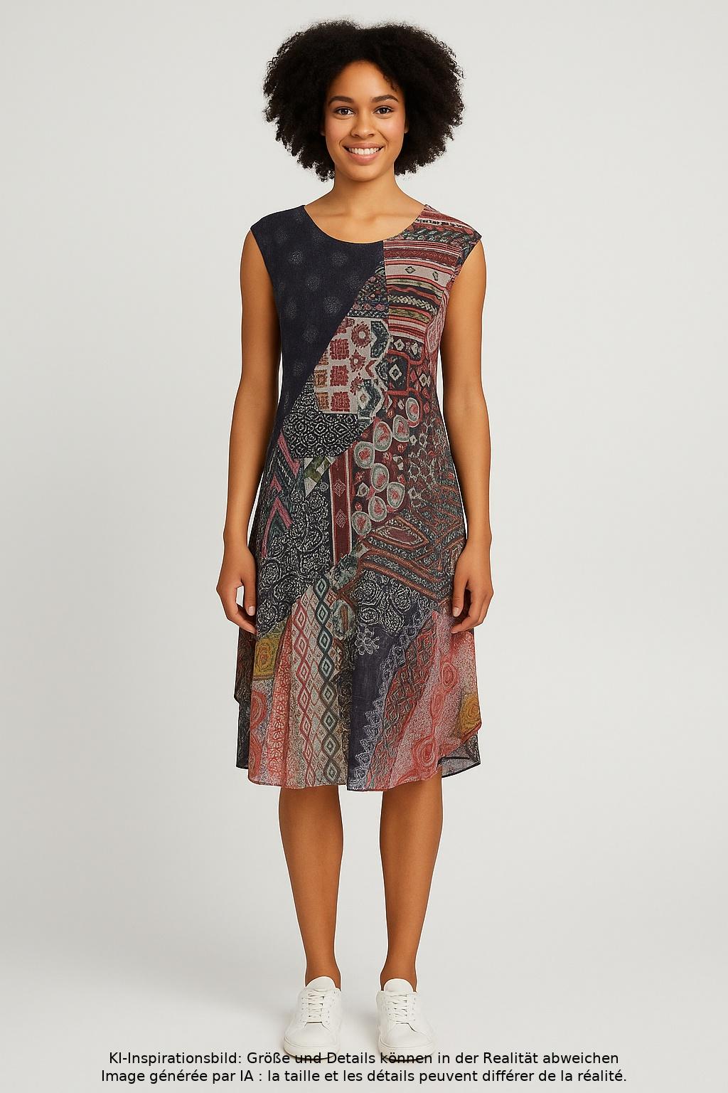 

Desigual Damen Kleid, mehrfarbig, Gr. 34