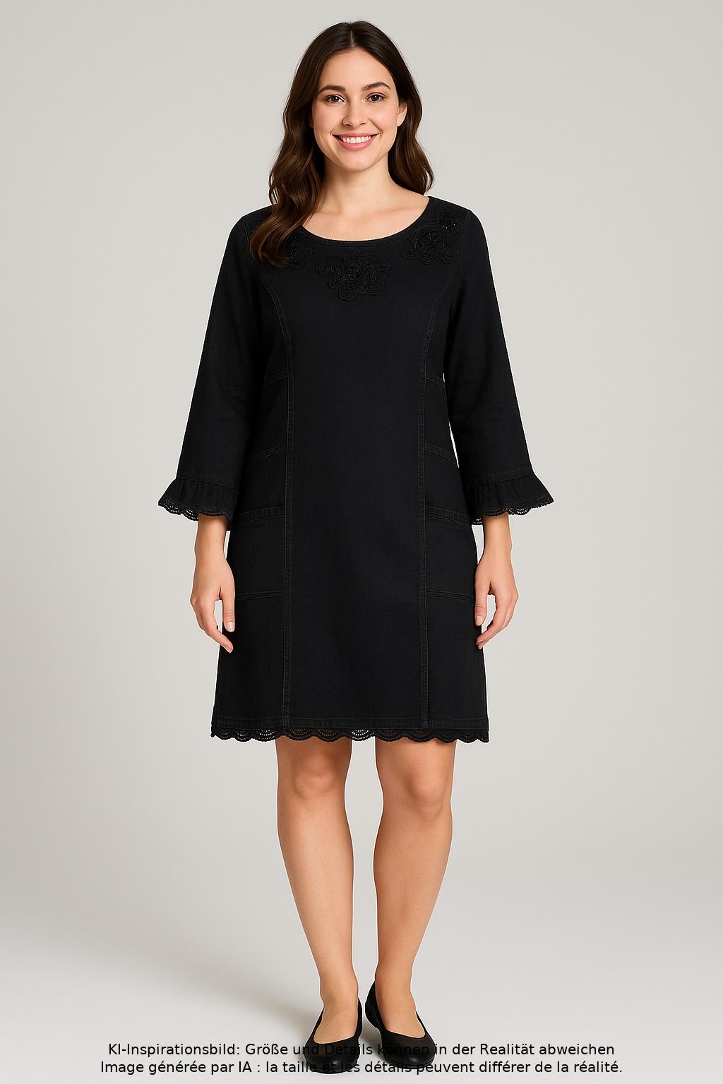 

Desigual Damen Kleid, schwarz, Gr. 42