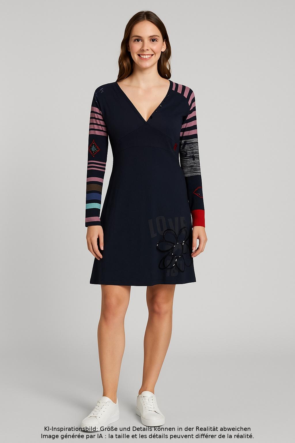 

Desigual Damen Kleid, mehrfarbig, Gr. 42