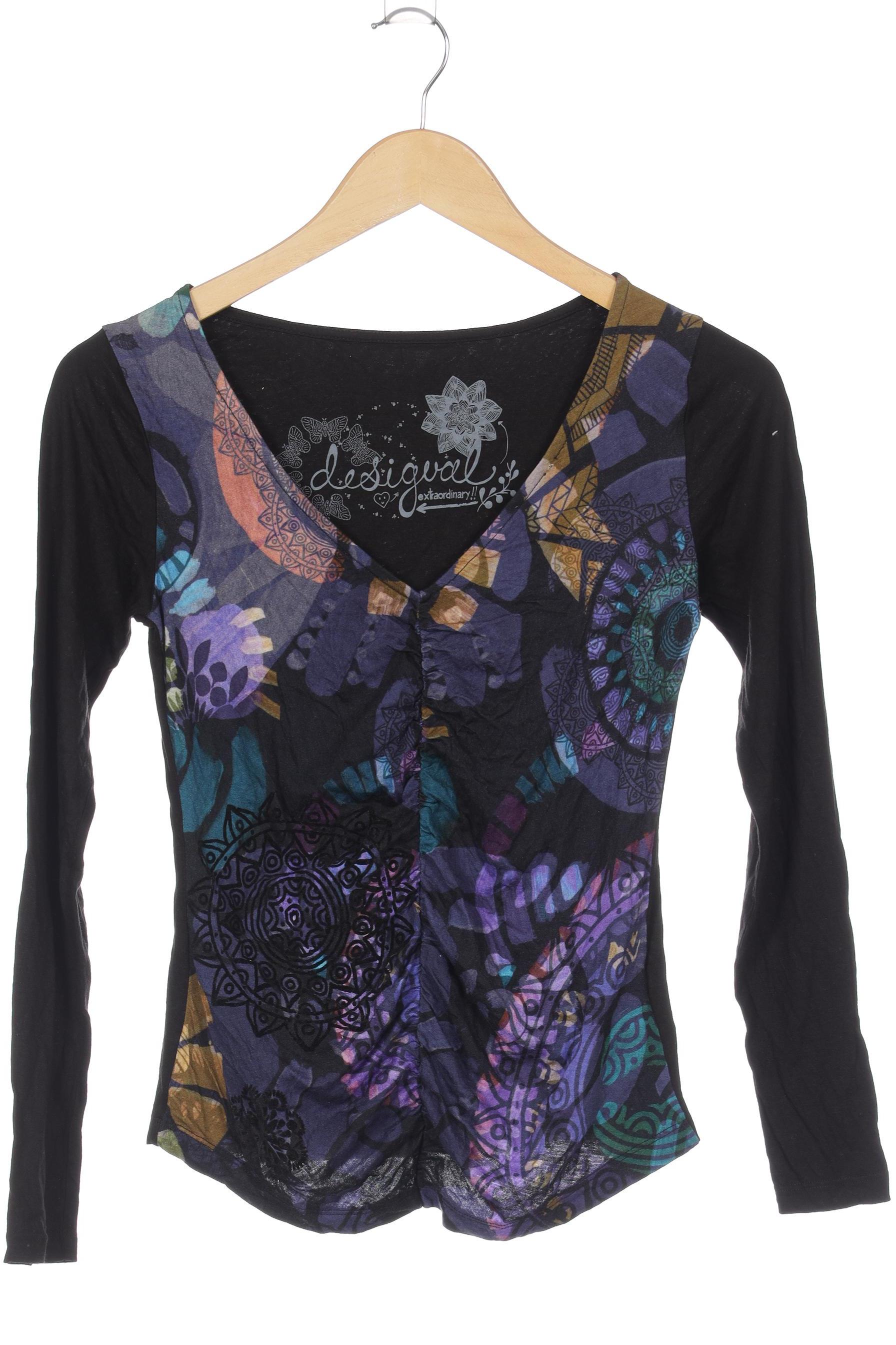 

Desigual Damen Langarmshirt, schwarz, Gr.