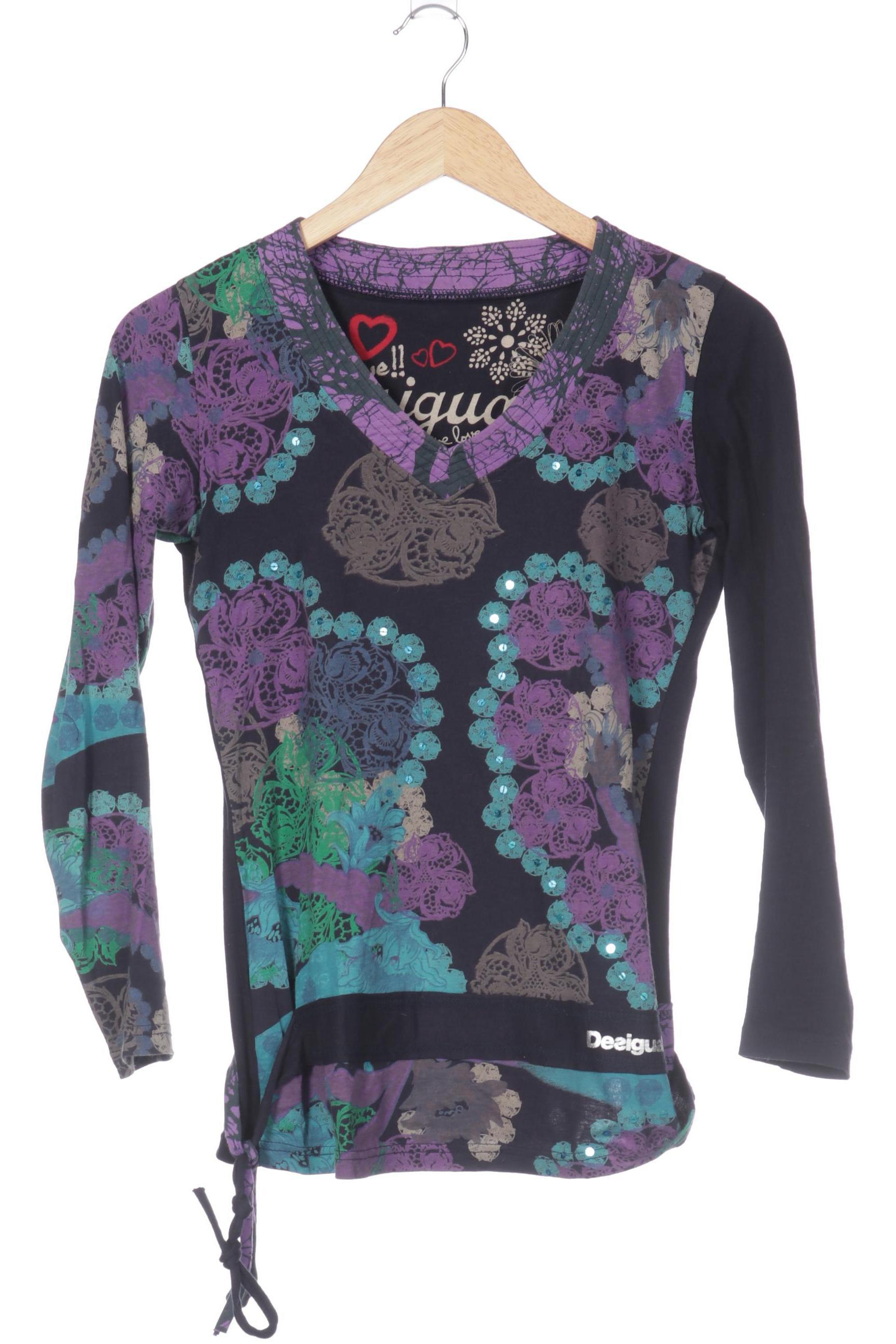

Desigual Damen Langarmshirt, lila, Gr.