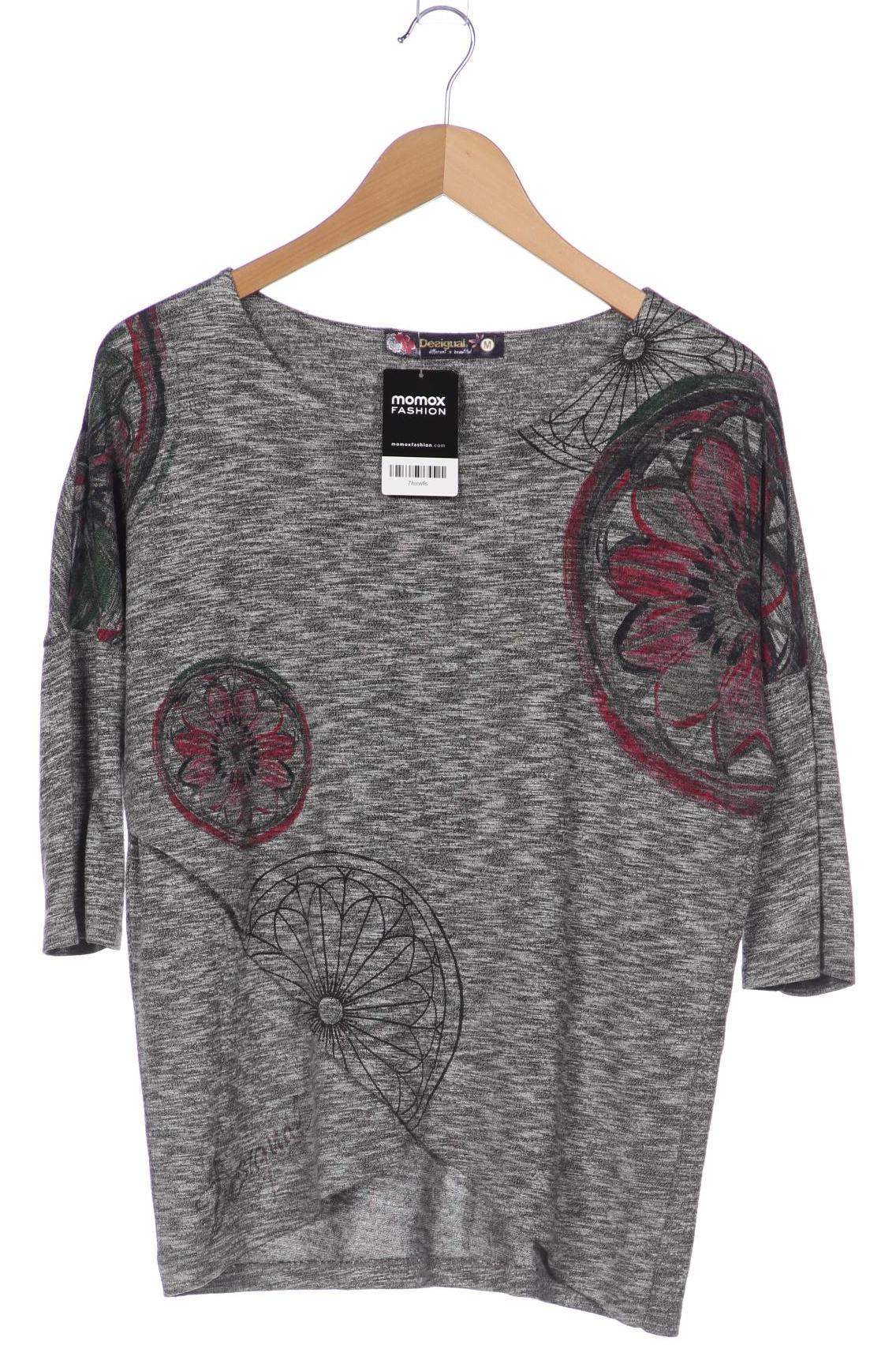 

Desigual Damen Langarmshirt, grau, Gr. 38
