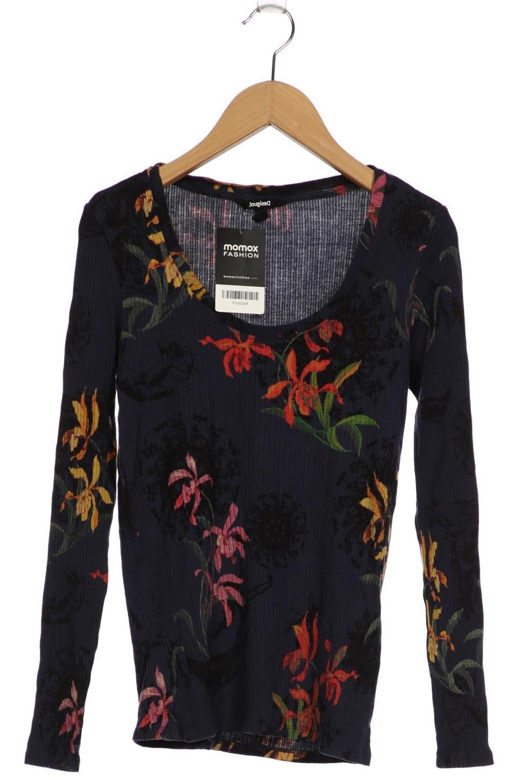 

Desigual Damen Langarmshirt, marineblau, Gr. 42