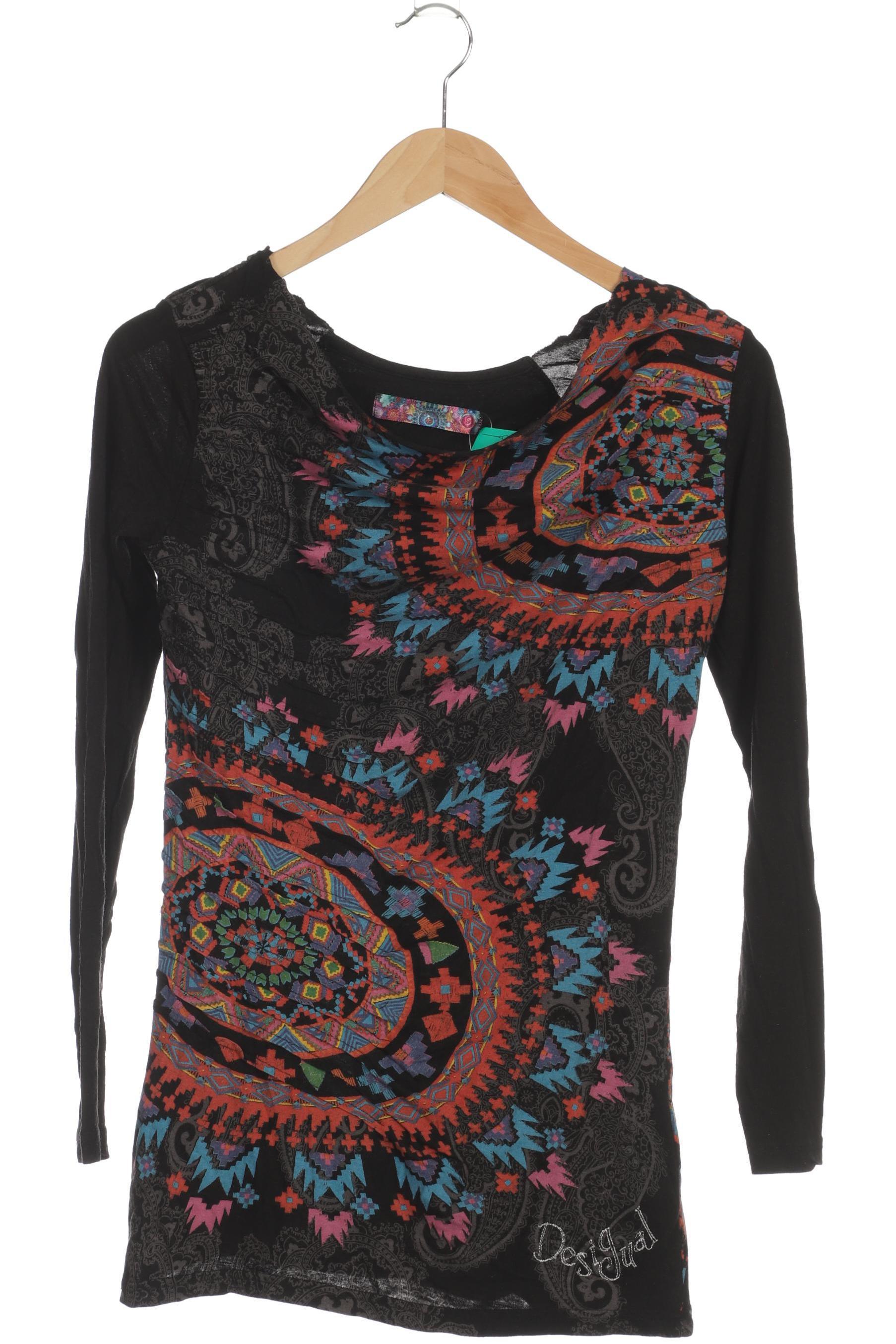 

Desigual Damen Langarmshirt, schwarz, Gr.