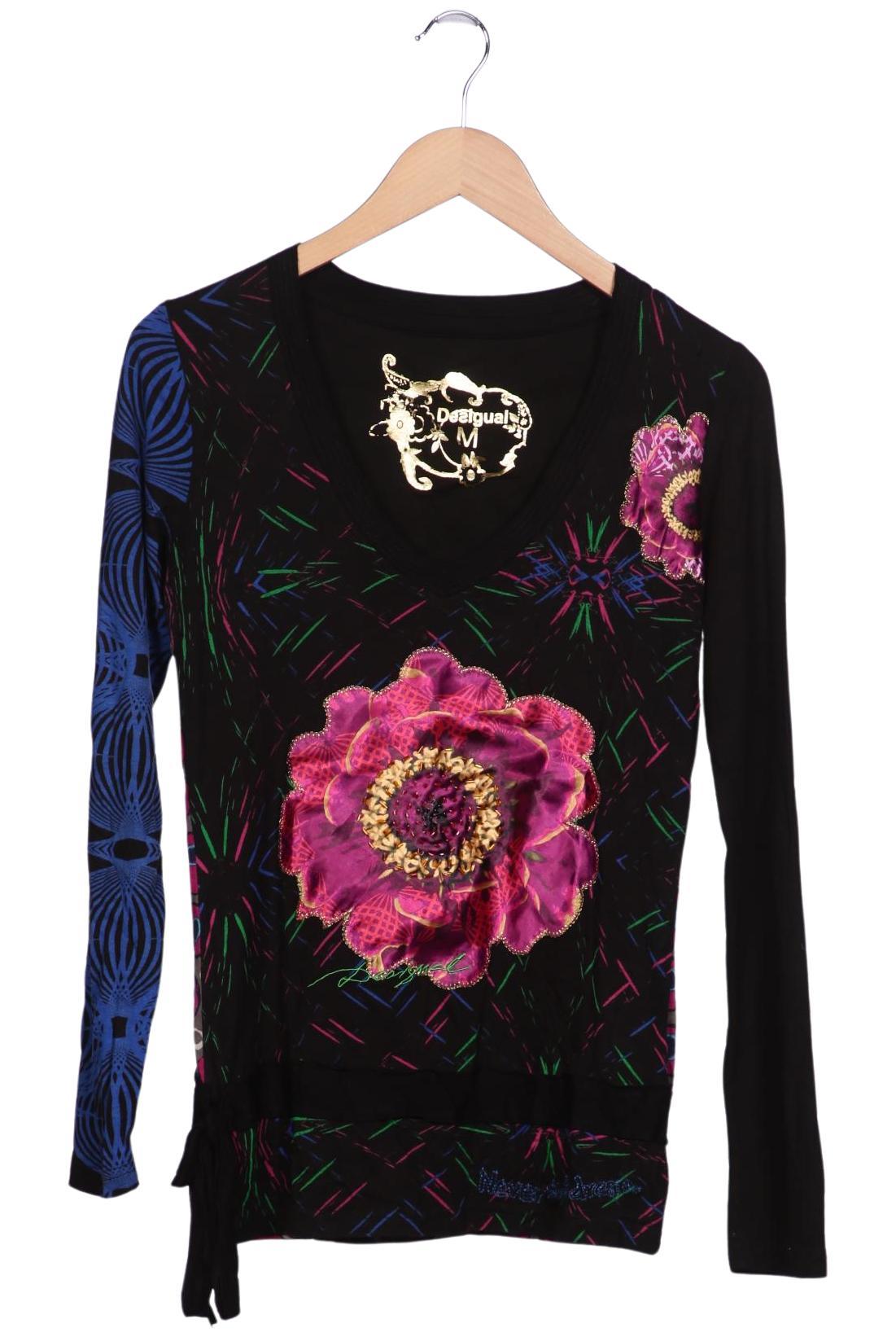 

Desigual Damen Langarmshirt, mehrfarbig, Gr. 38