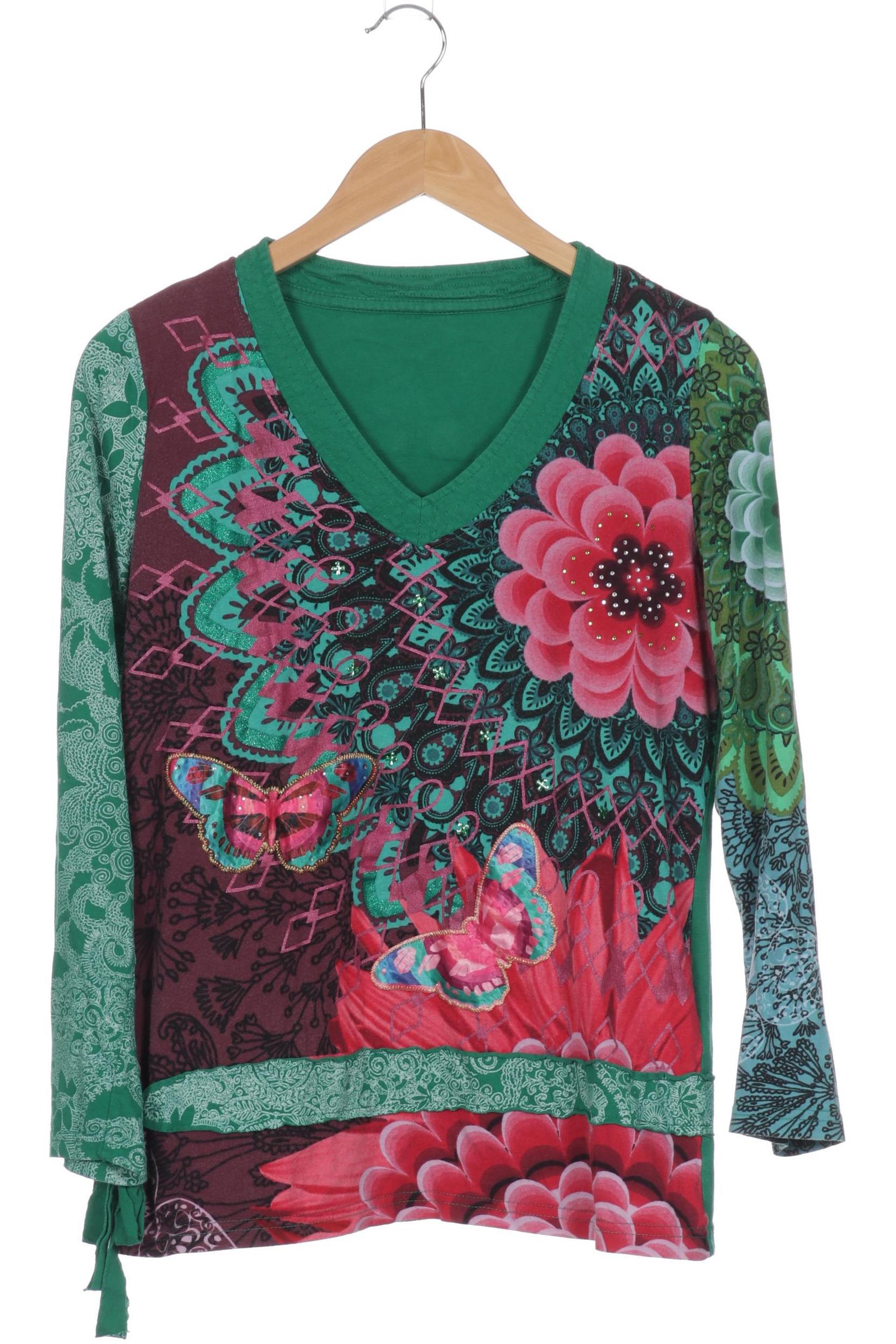 

Desigual Damen Langarmshirt, grün, Gr.