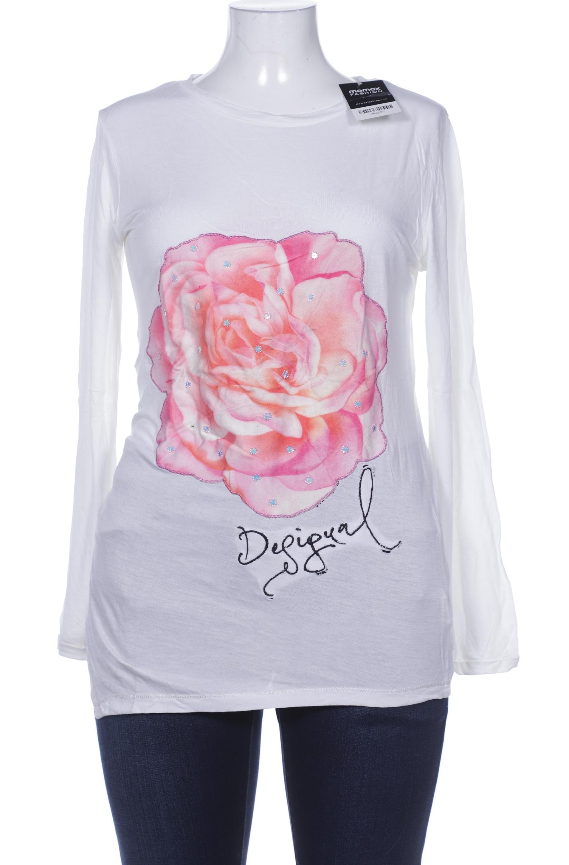 

Desigual Damen Langarmshirt, cremeweiß