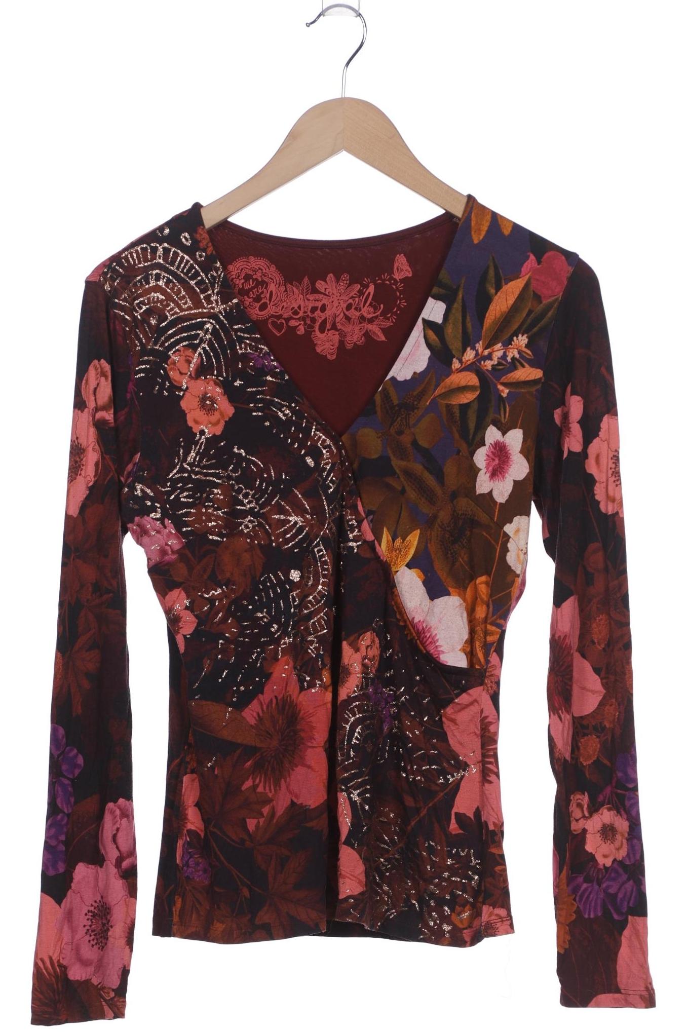 

Desigual Damen Langarmshirt, bordeaux, Gr. 38