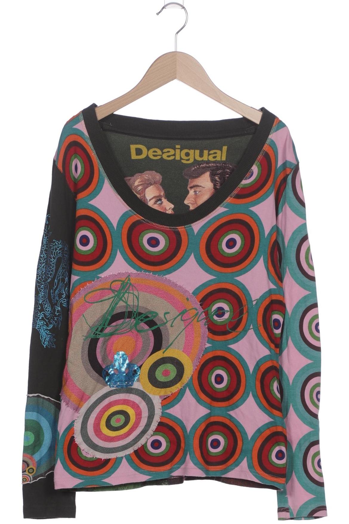 

Desigual Damen Langarmshirt, mehrfarbig, Gr. 44