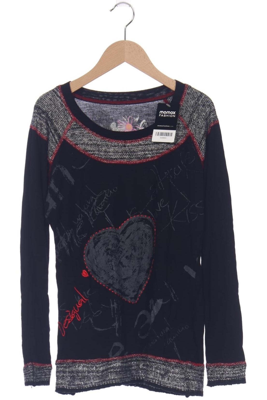 

Desigual Damen Langarmshirt, schwarz, Gr. 42