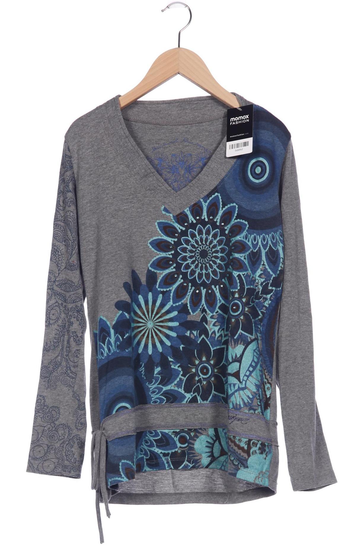 

Desigual Damen Langarmshirt, grau, Gr. 38