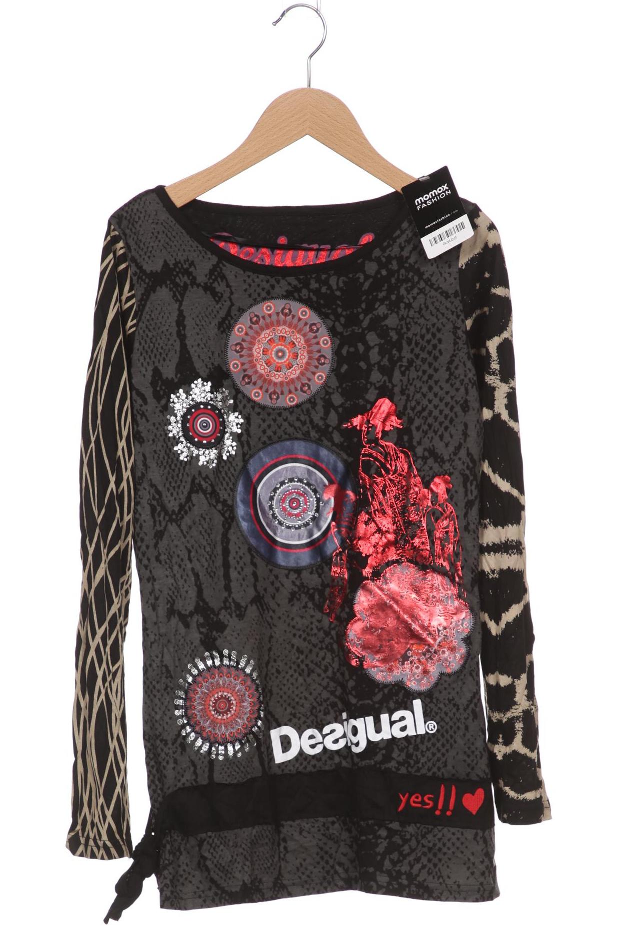 

Desigual Damen Langarmshirt, schwarz, Gr. 36