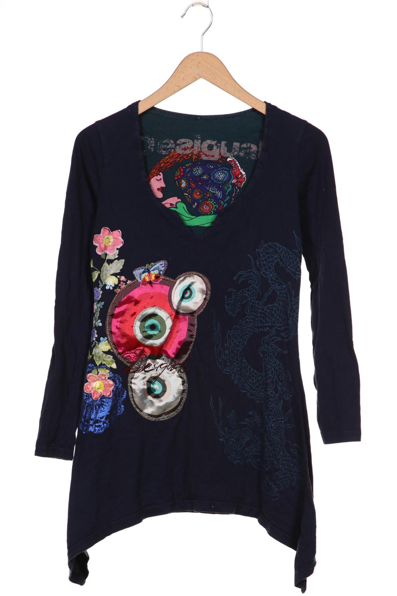 

Desigual Damen Langarmshirt, marineblau