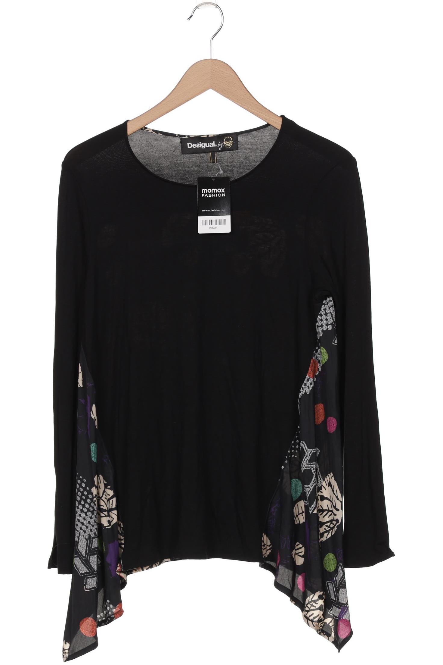 

Desigual Damen Langarmshirt, schwarz, Gr. 42