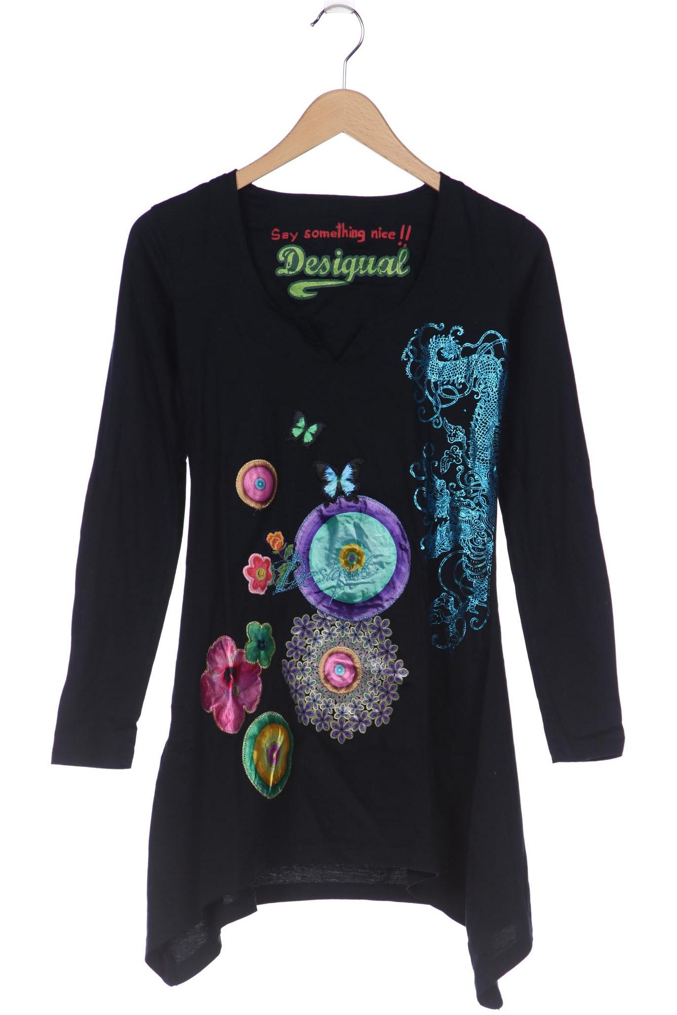 

Desigual Damen Langarmshirt, marineblau