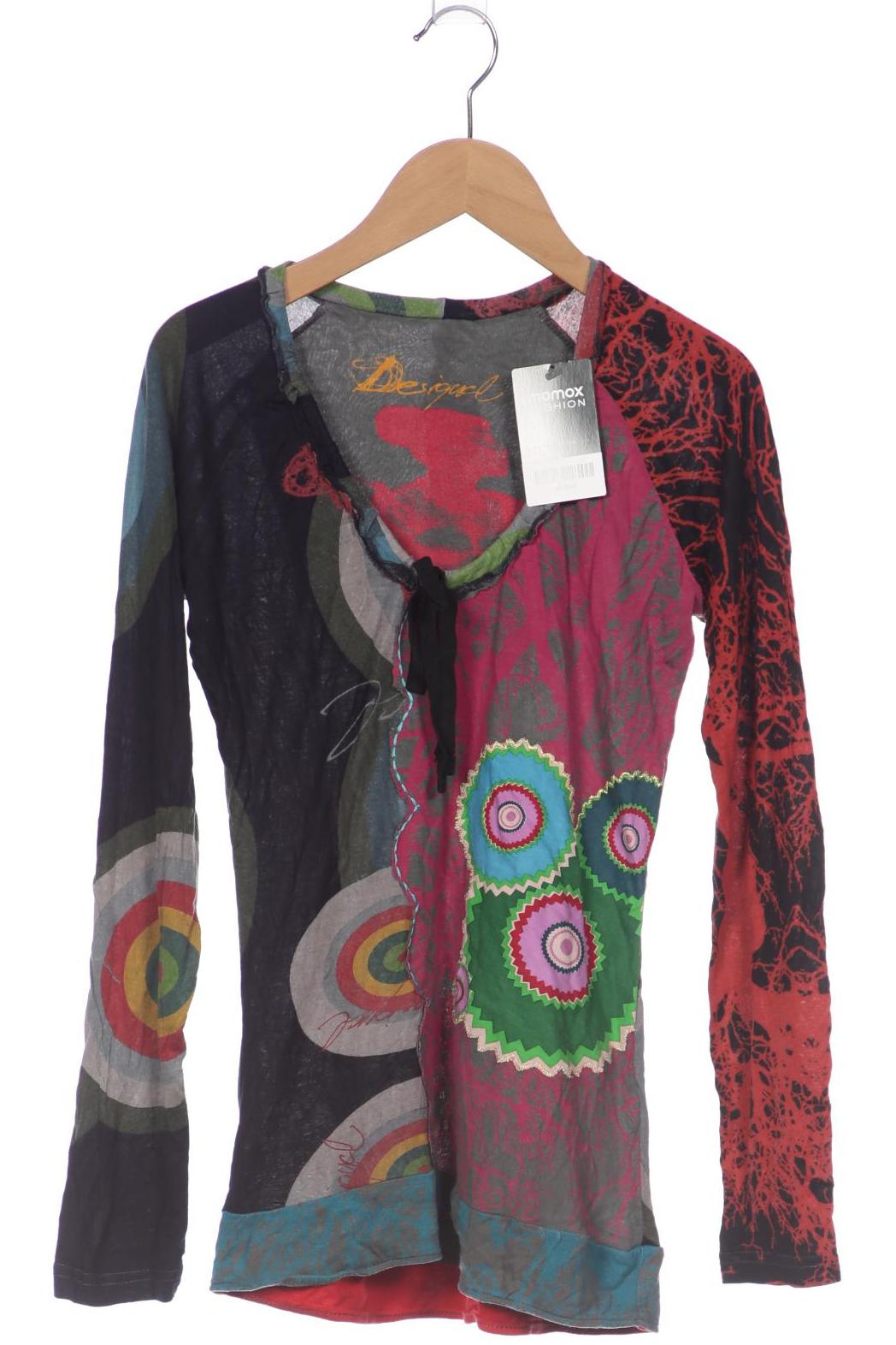 

Desigual Damen Langarmshirt, mehrfarbig, Gr. 38