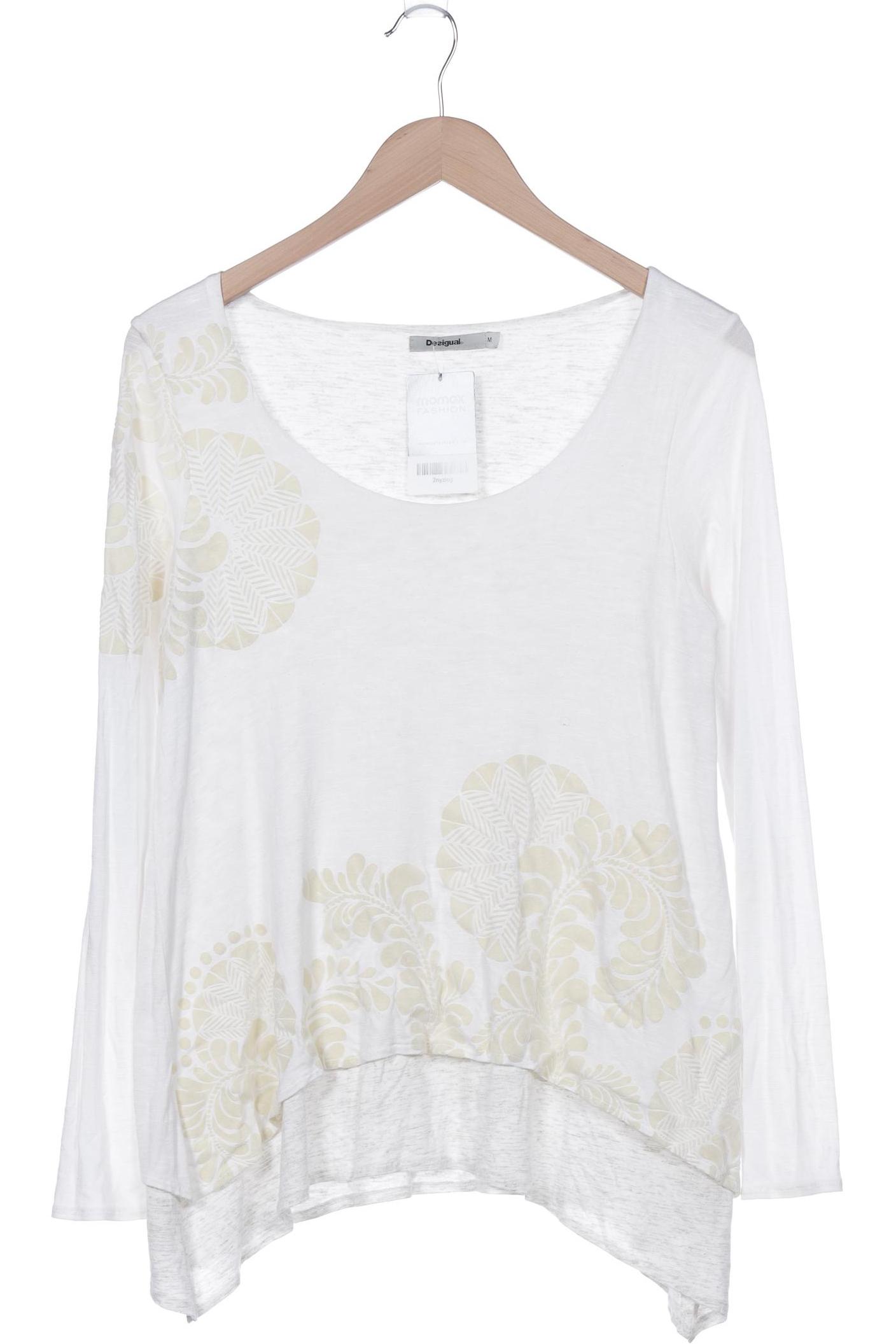 

Desigual Damen Langarmshirt, weiß, Gr. 38