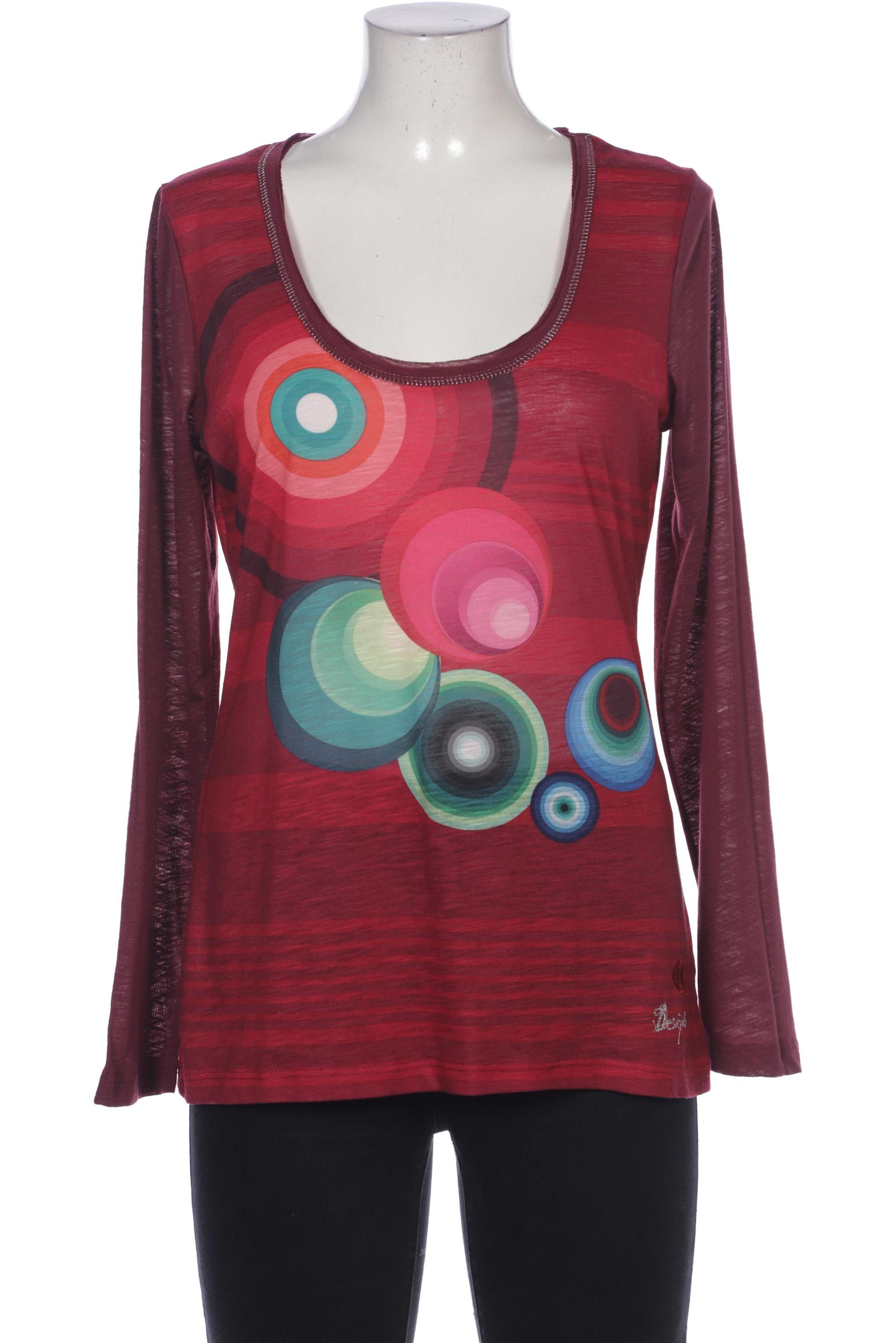 

Desigual Damen Langarmshirt, rot, Gr. 42