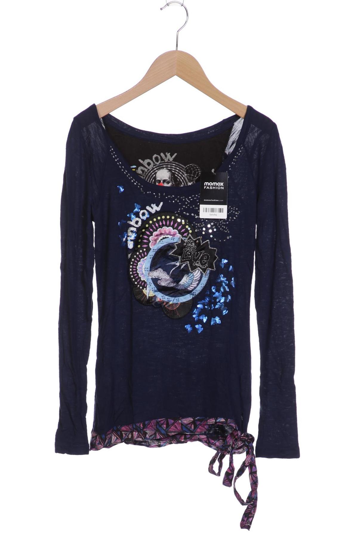 

Desigual Damen Langarmshirt, marineblau